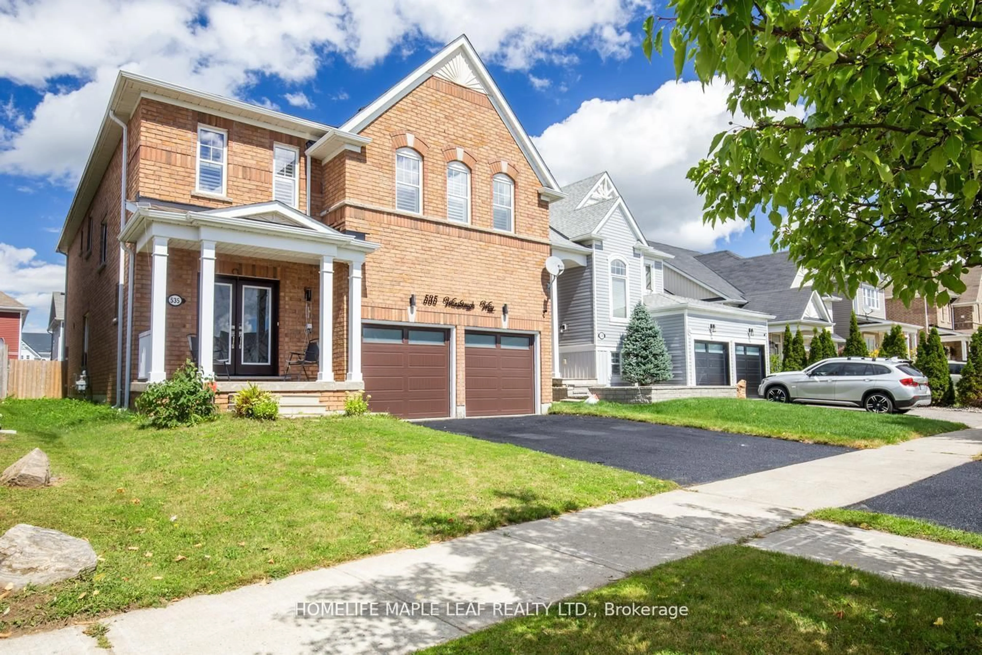 Home with brick exterior material, street for 535 Wansbrough Way, Shelburne Ontario L9V 2S6