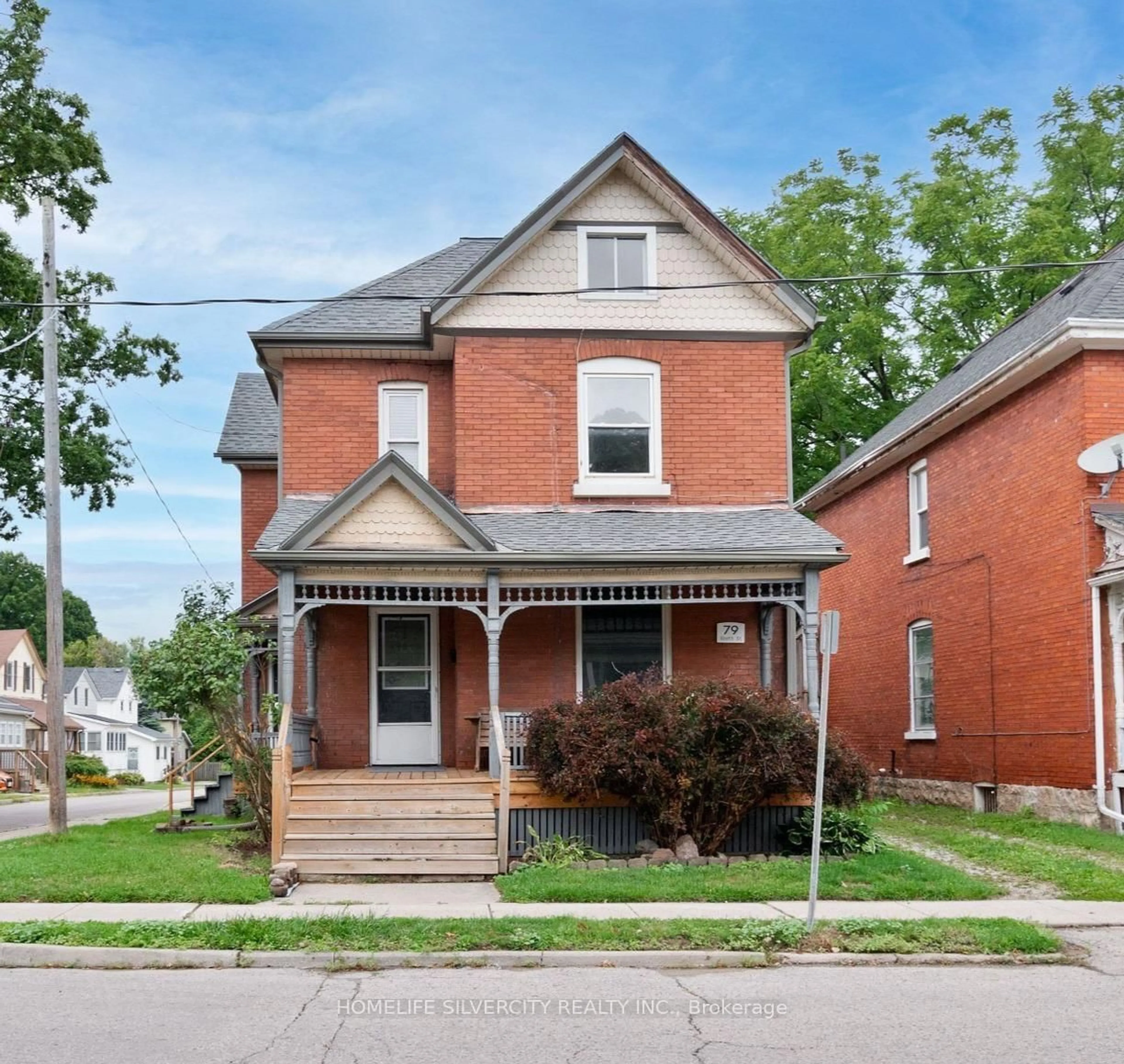 Home with brick exterior material, street for 79 Scott St, St. Thomas Ontario N5P 1L1