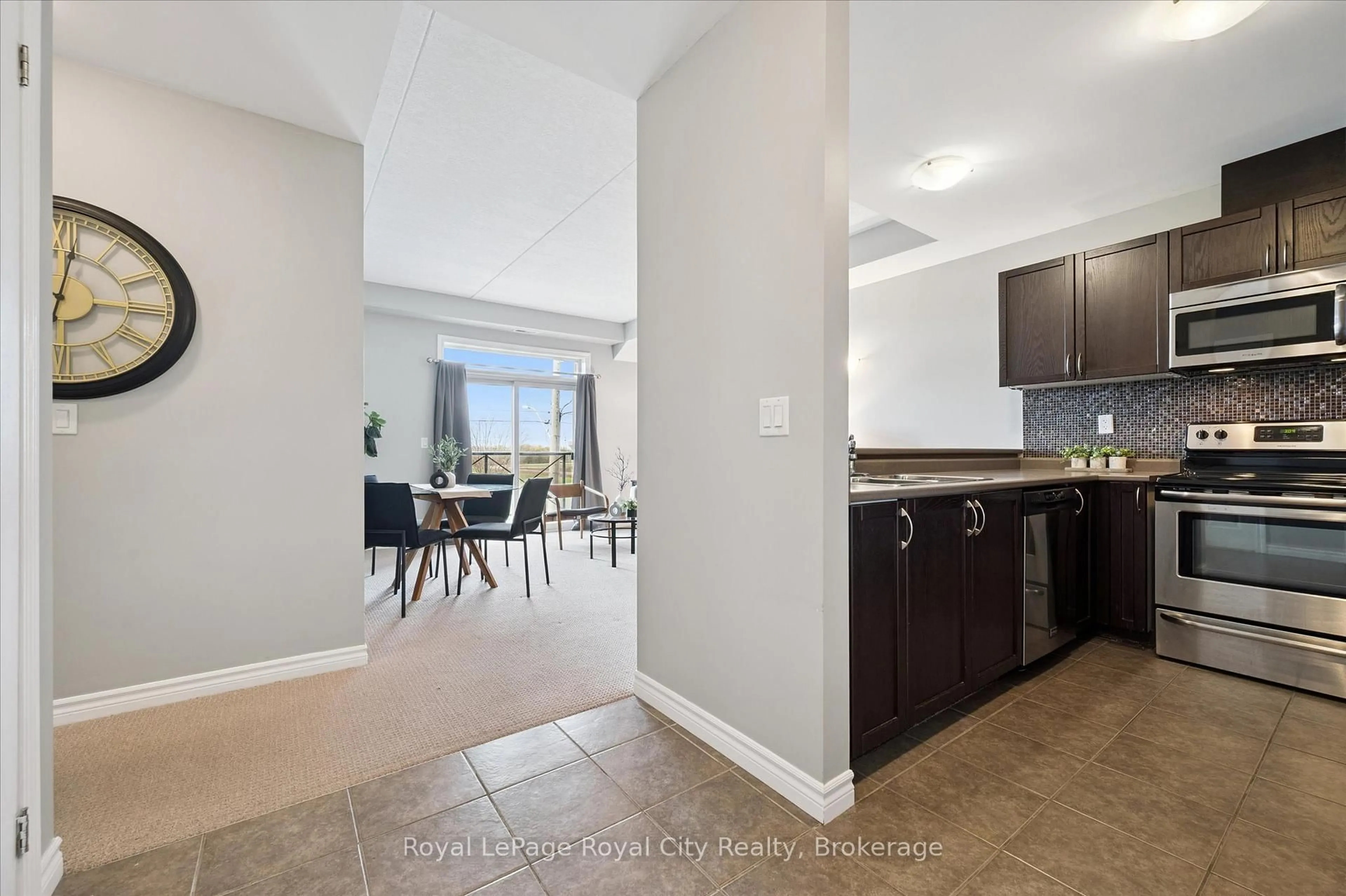 Open concept kitchen, unknown for 2 Colonial Dr #207, Guelph Ontario N1L 0K8