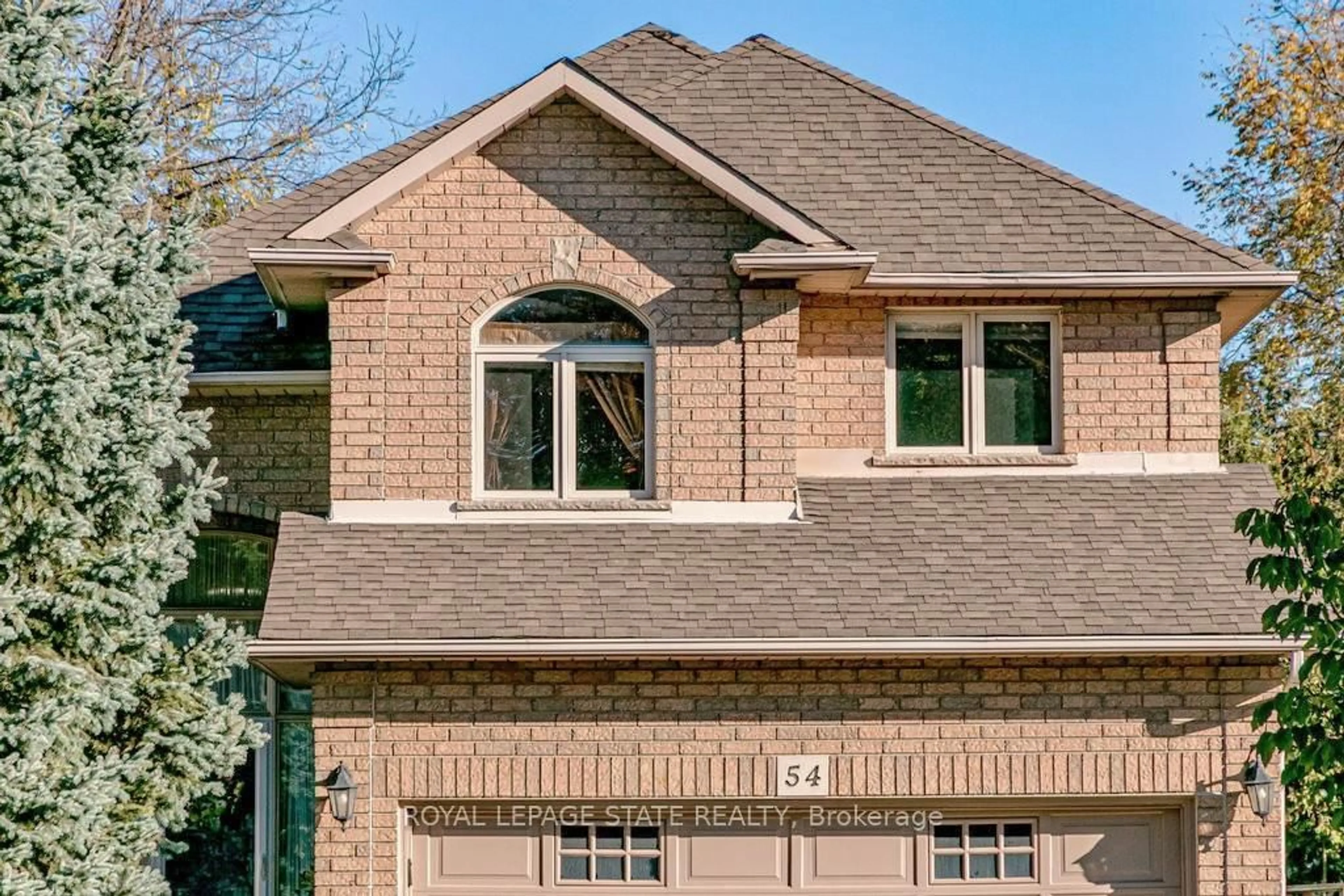 Home with brick exterior material, street for 54 Falconridge Dr, Hamilton Ontario L9B 2P3