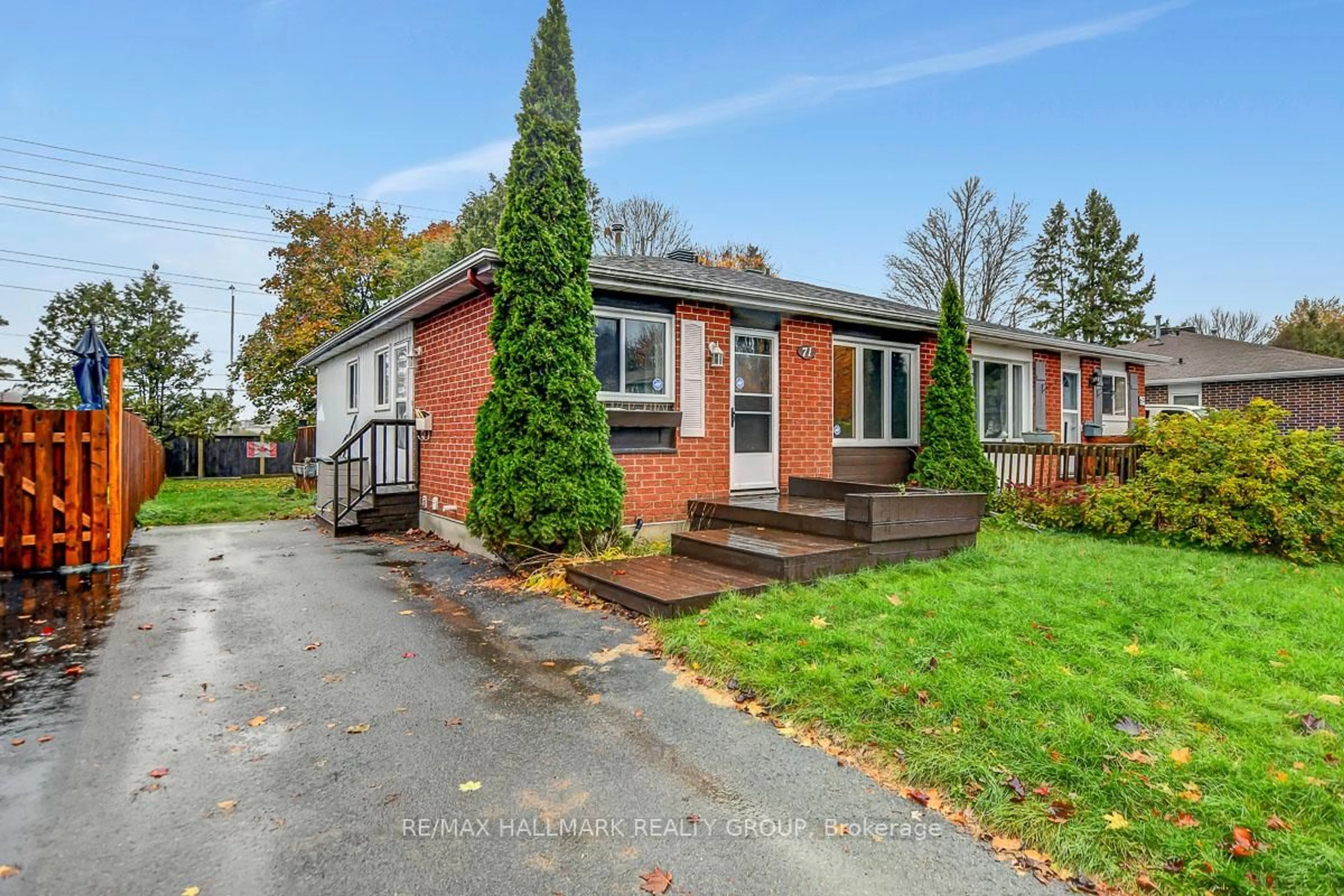 Home with brick exterior material, street for 71 Morton Dr, Ottawa Ontario K2L 1W9