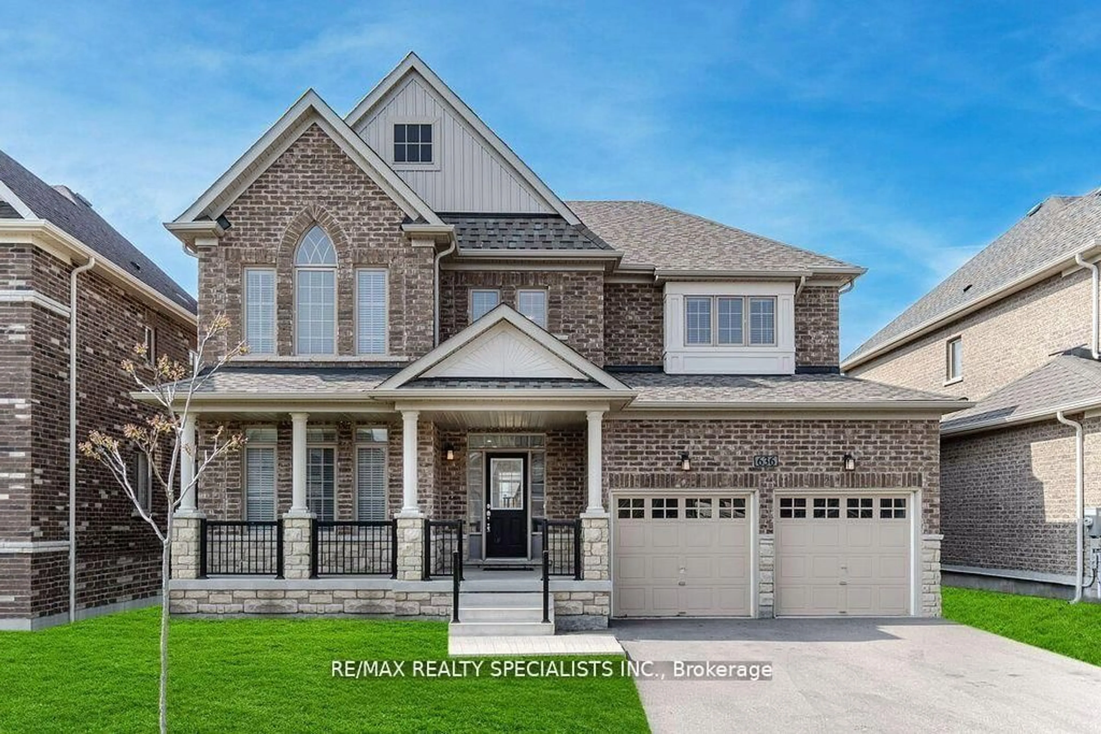 Home with brick exterior material, street for 636 Mcgill Lane, Woodstock Ontario N4T 0L3