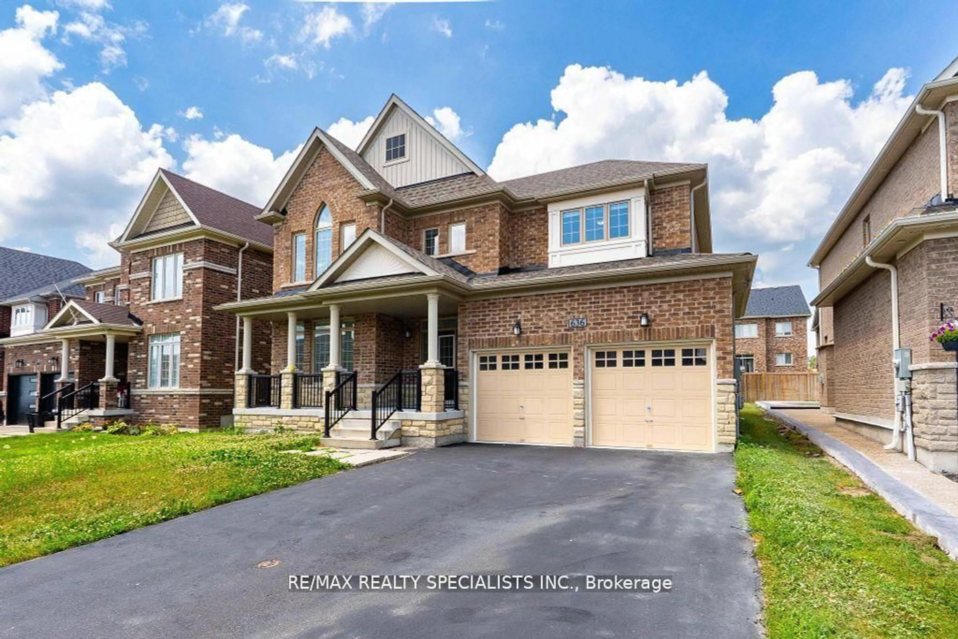 Home with brick exterior material, street for 636 Mcgill Lane, Woodstock Ontario N4T 0L3