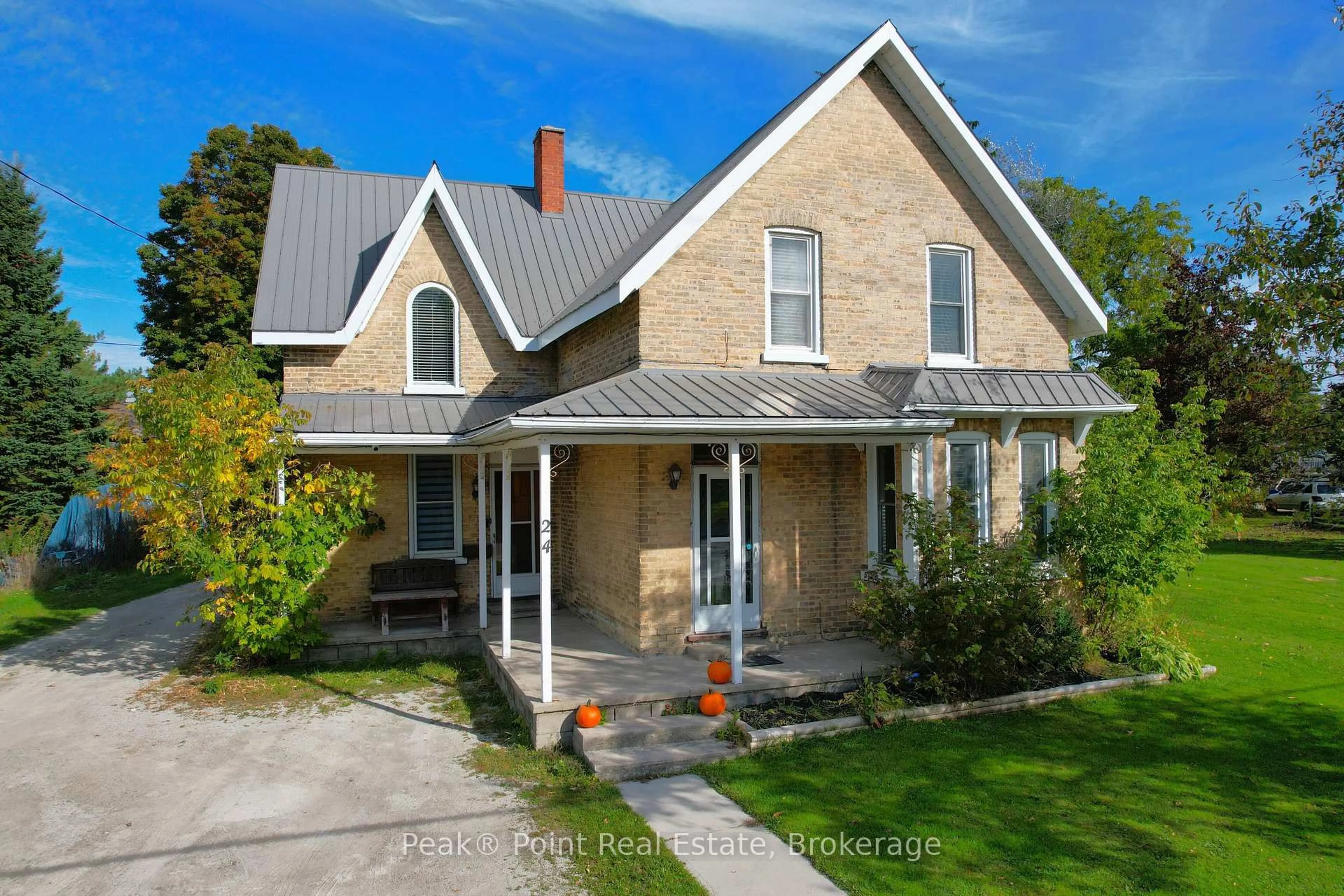 Home with brick exterior material, street for 24 QUEEN St, South Bruce Peninsula Ontario N0H 1P0