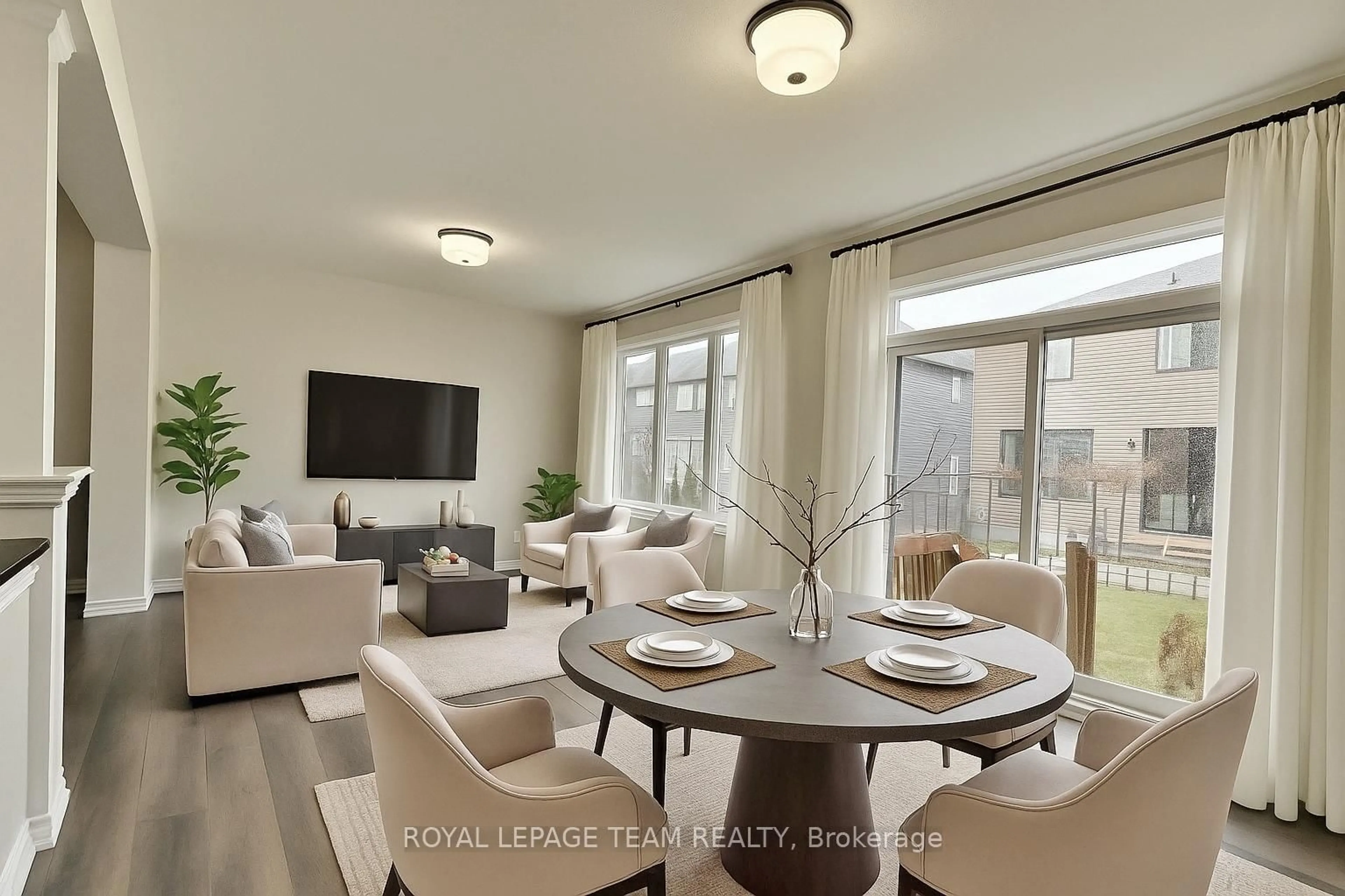 Living room with furniture, unknown for 709 Megrez Way, Ottawa Ontario K2J 6S9