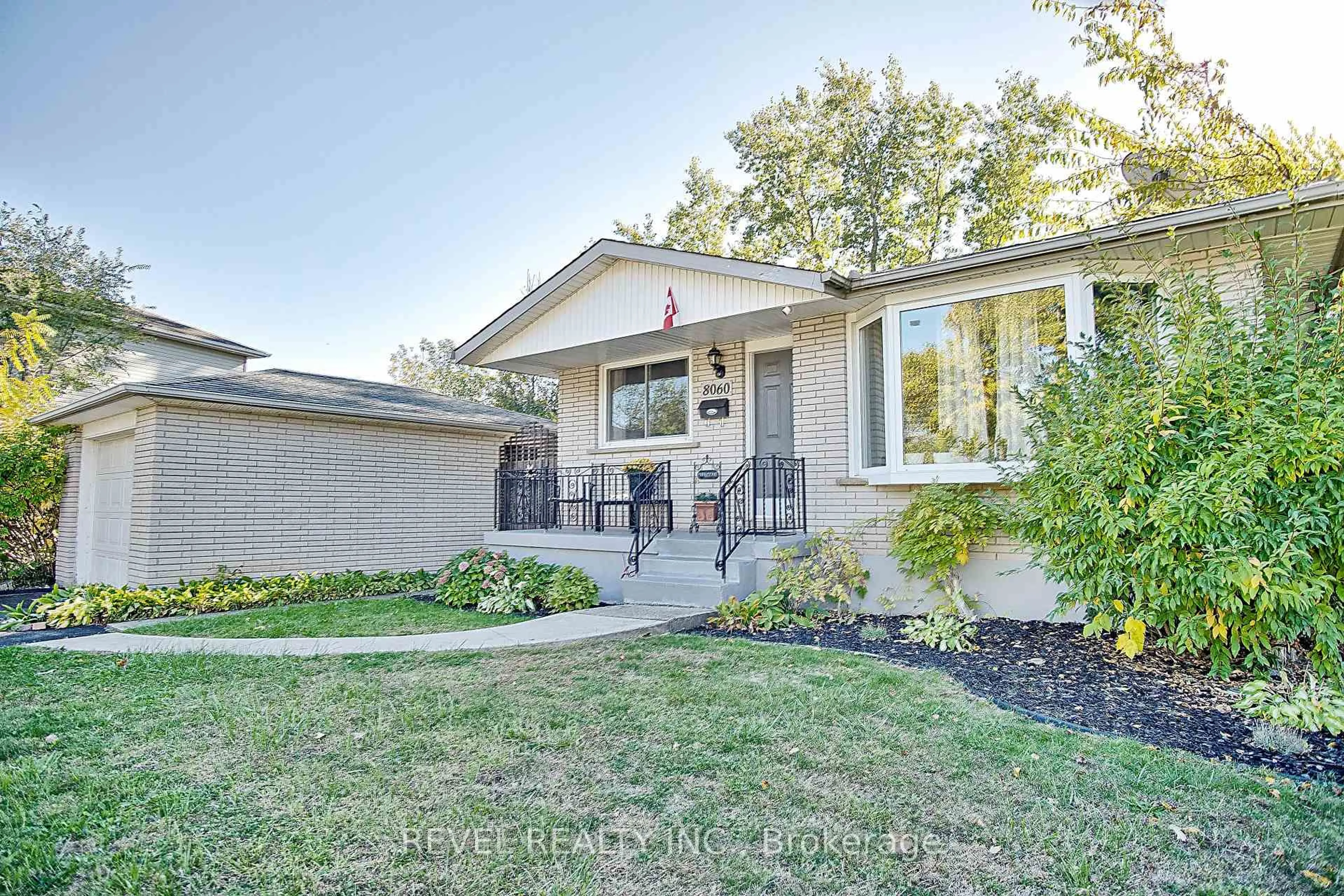 Home with brick exterior material, street for 8060 Beaverdams Rd, Niagara Falls Ontario L2H 1R8