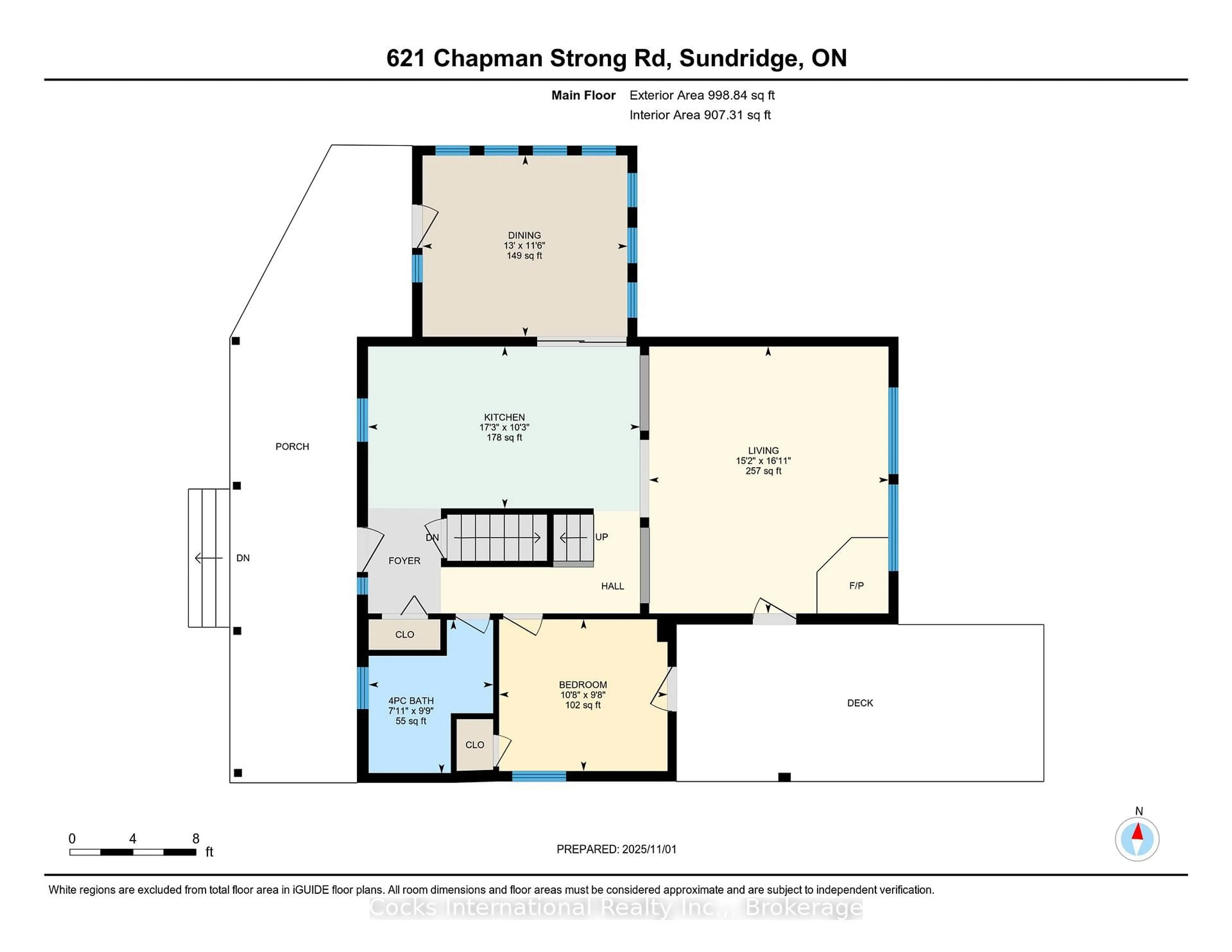 Floor plan for 621 Chapman Strong Rd, Strong Ontario P0A 1Z0