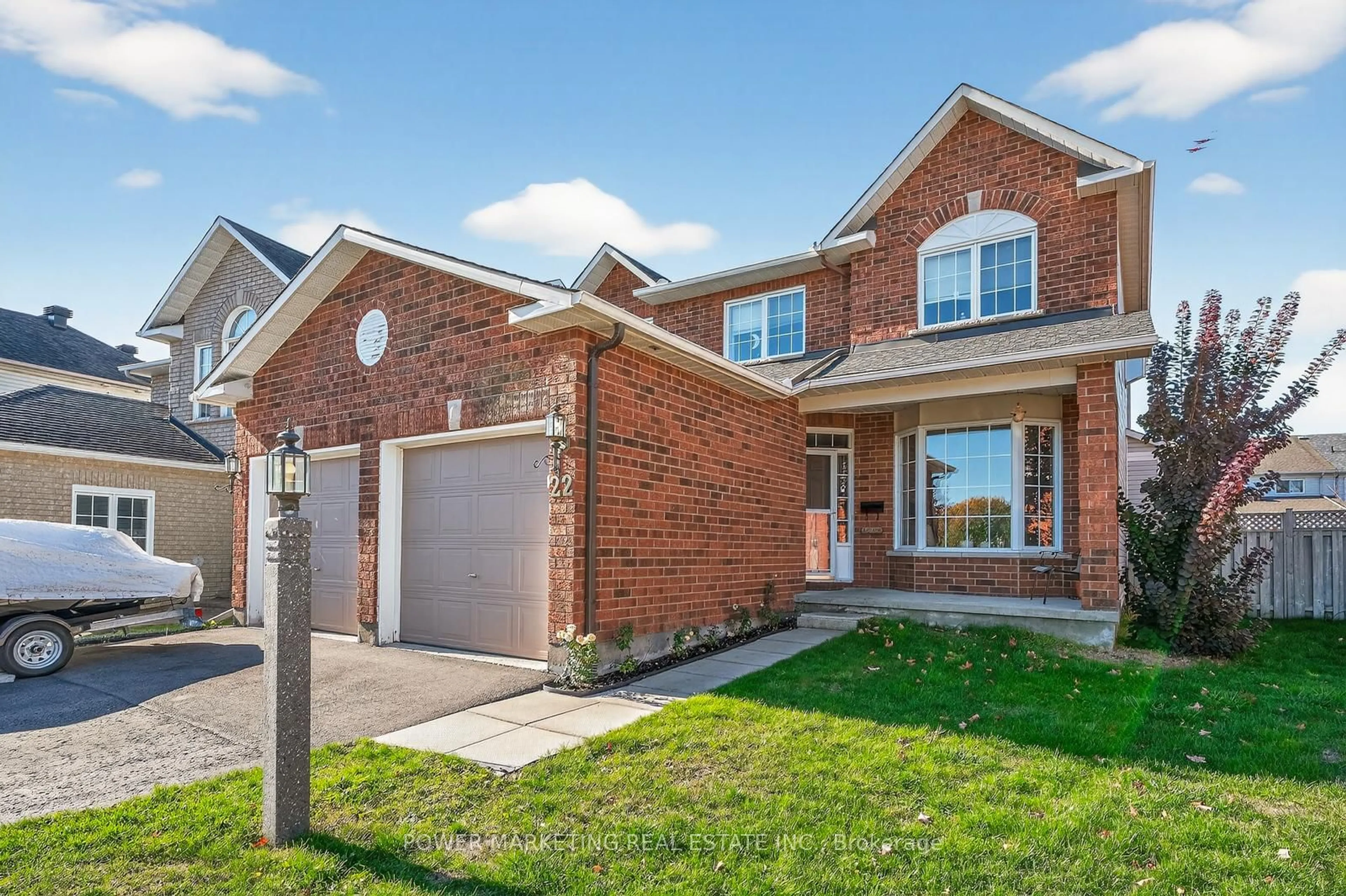 Home with brick exterior material, street for 22 New Deighton Cres, Ottawa Ontario K2G 6H6