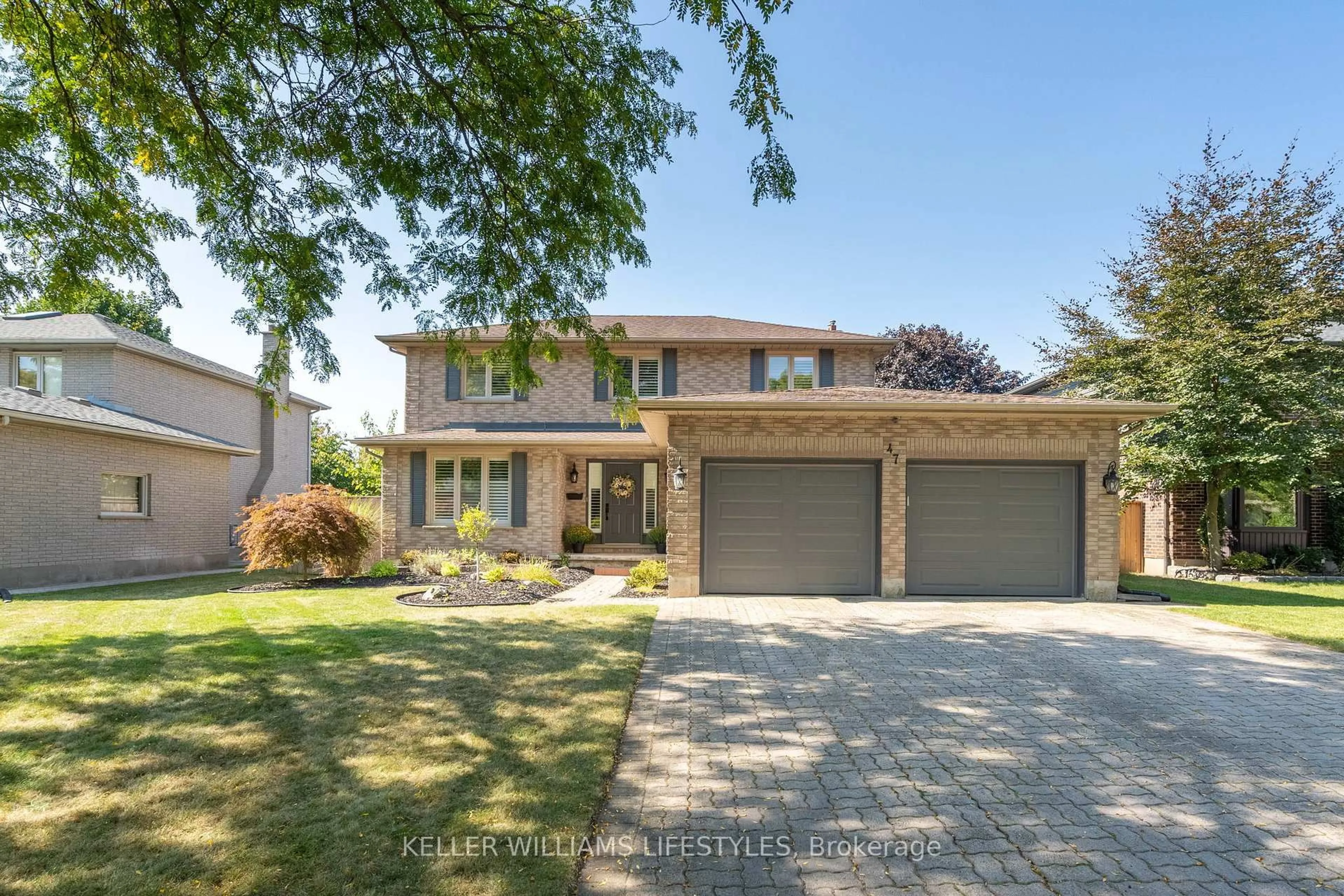 Home with brick exterior material, street for 47 Hummingbird Cres, London South Ontario N6J 4M3