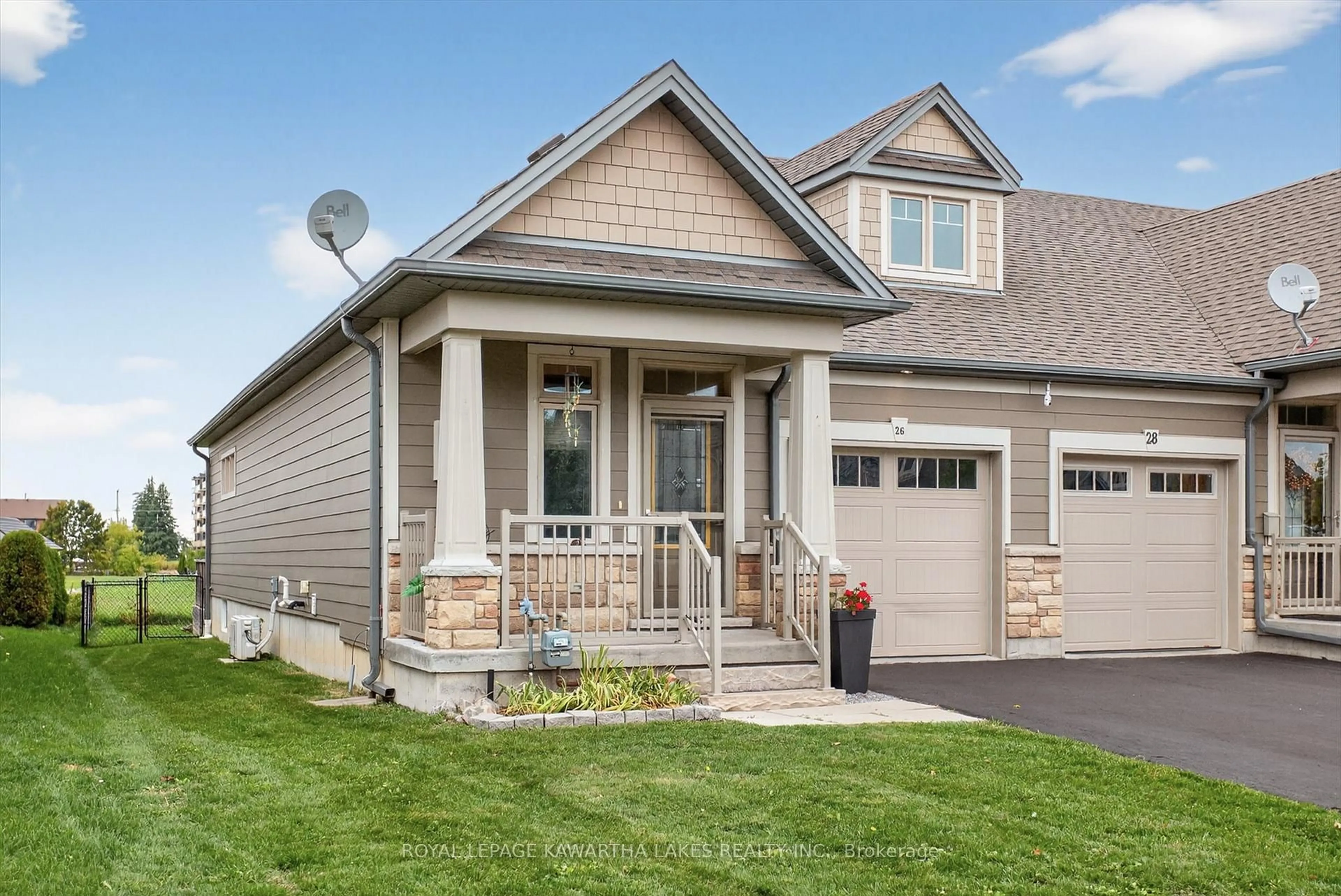 Home with vinyl exterior material, street for 26 Chadwin Dr, Kawartha Lakes Ontario K9V 0E9