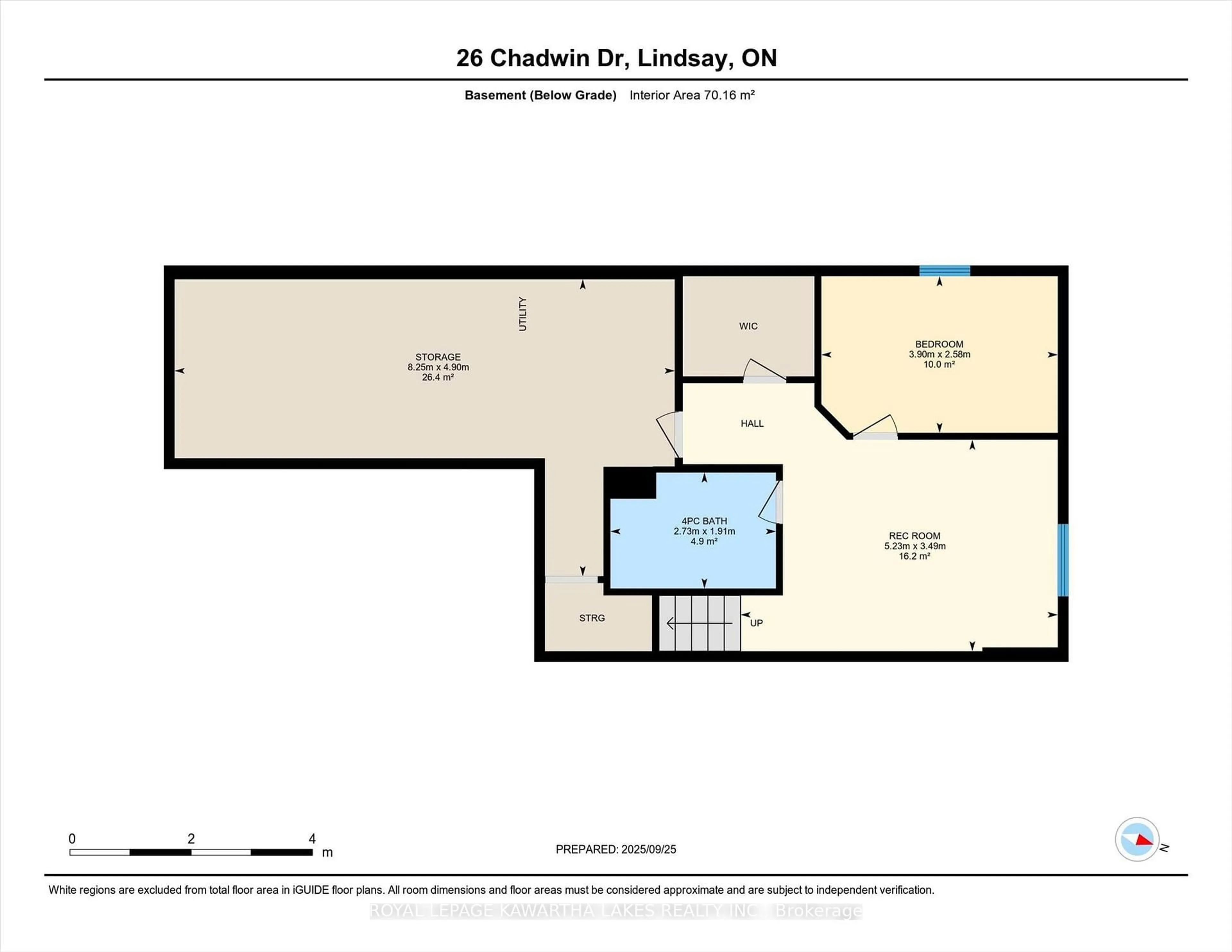Floor plan for 26 Chadwin Dr, Kawartha Lakes Ontario K9V 0E9