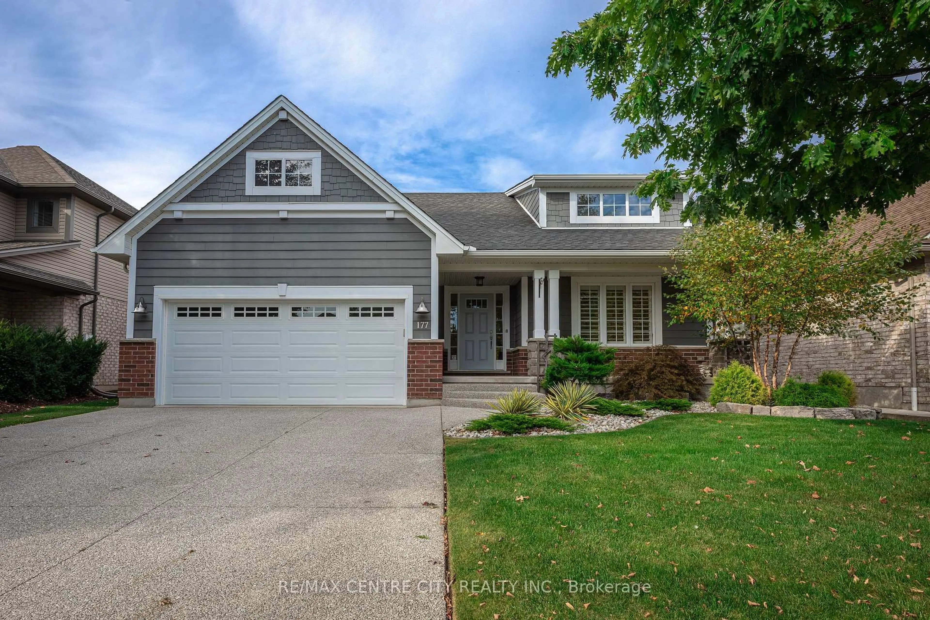 Home with vinyl exterior material, street for 177 Lake Margaret Tr, St. Thomas Ontario N5R 0B7