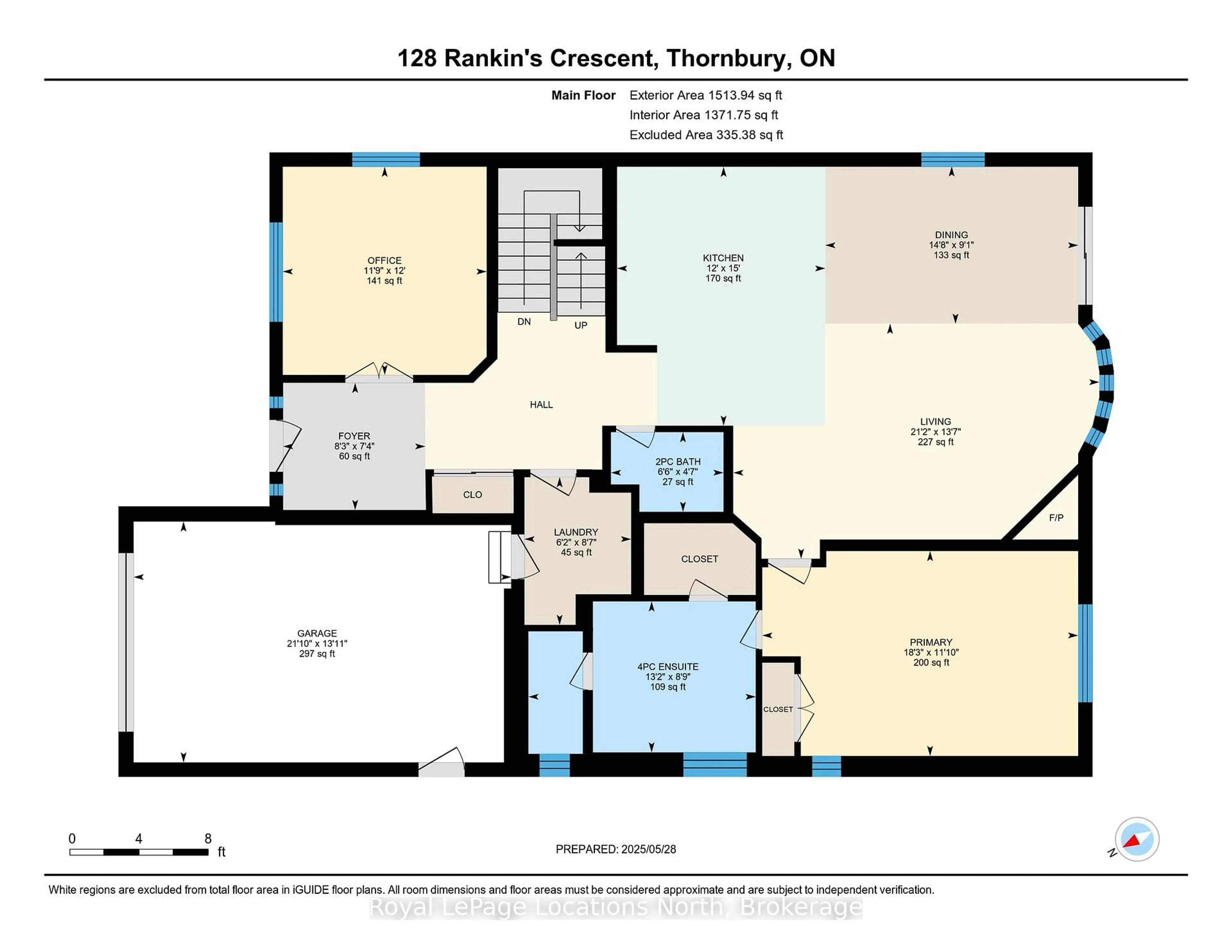 Floor plan for 128 Rankin's Cres, Blue Mountains Ontario N0H 2P0