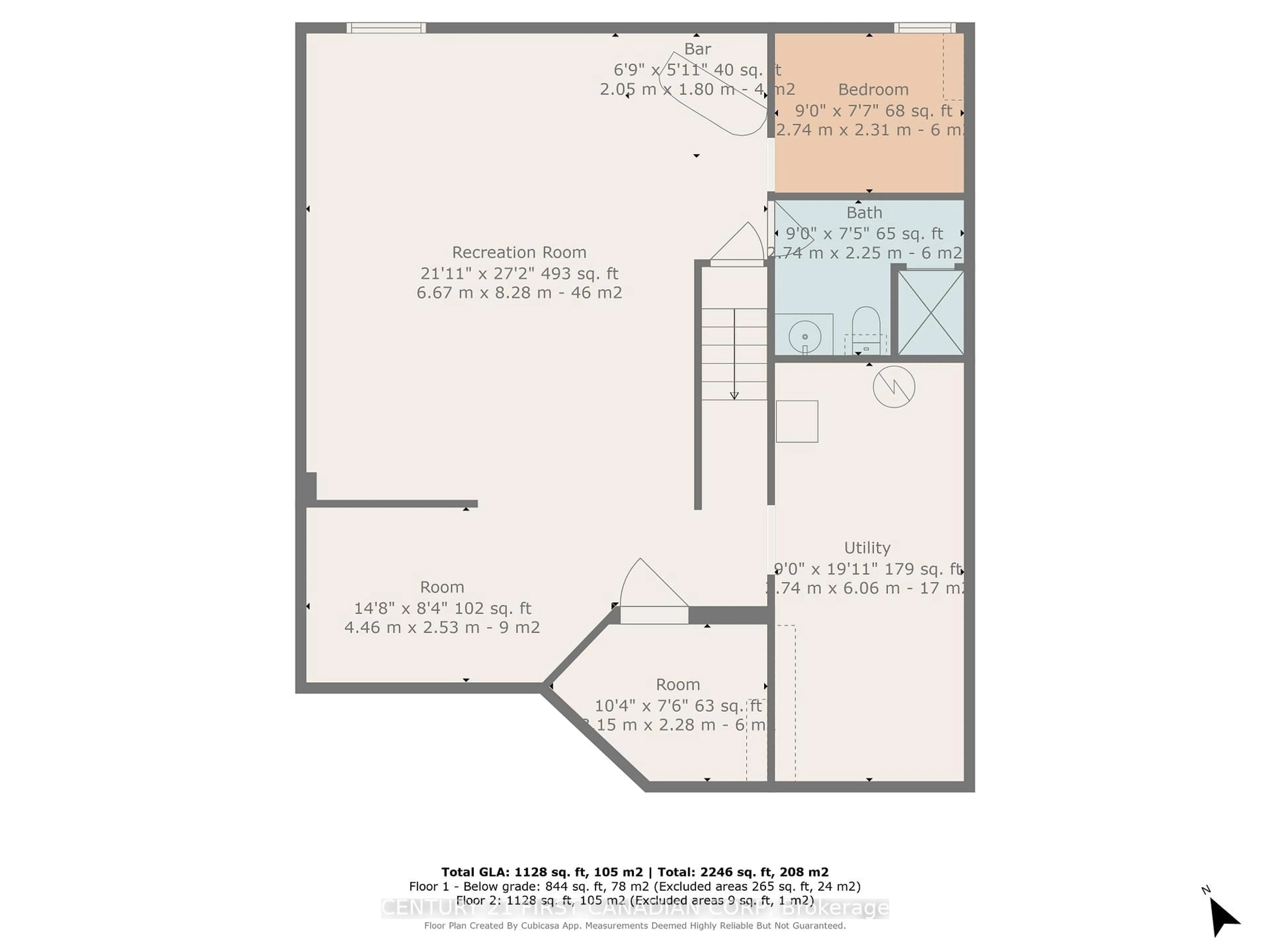 Floor plan for 825 Shelborne St #17, London South Ontario N5Z 5B7