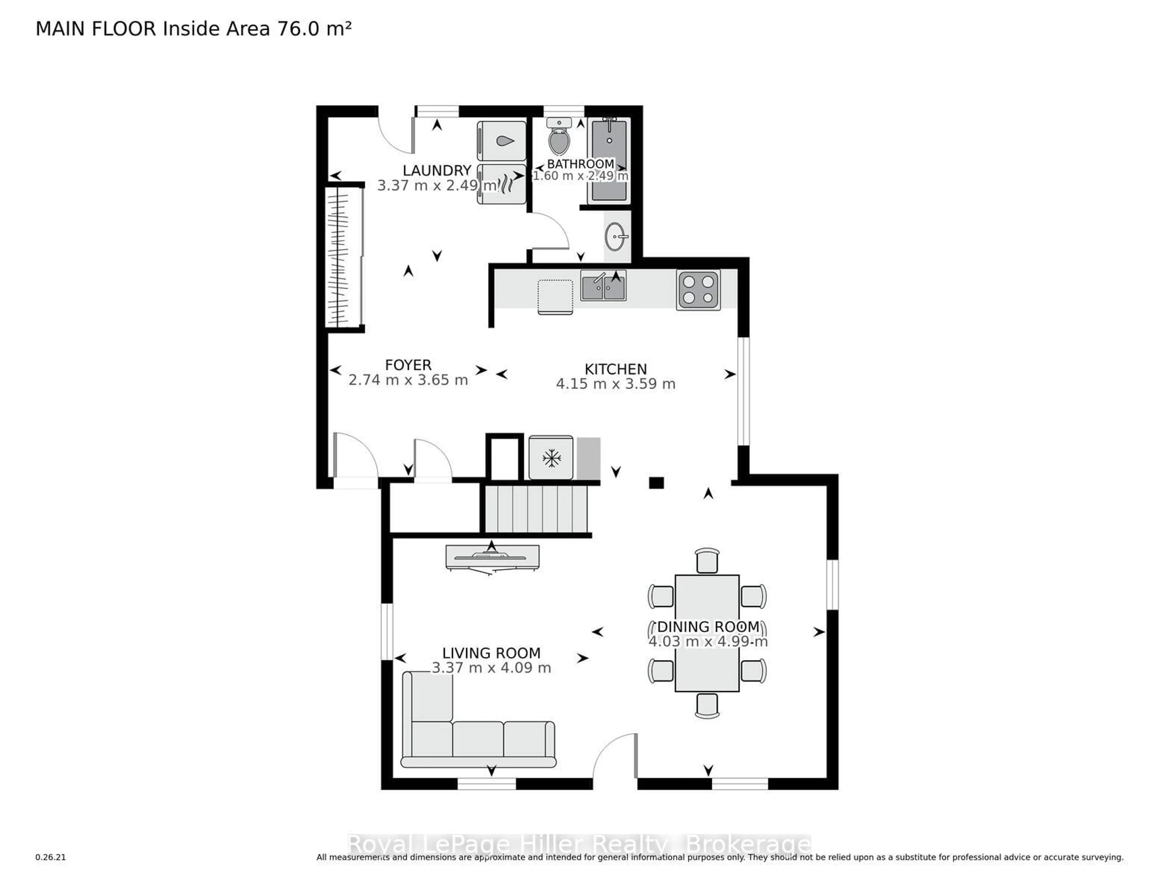 Floor plan for 53 George St, Huron East Ontario N0K 1W0