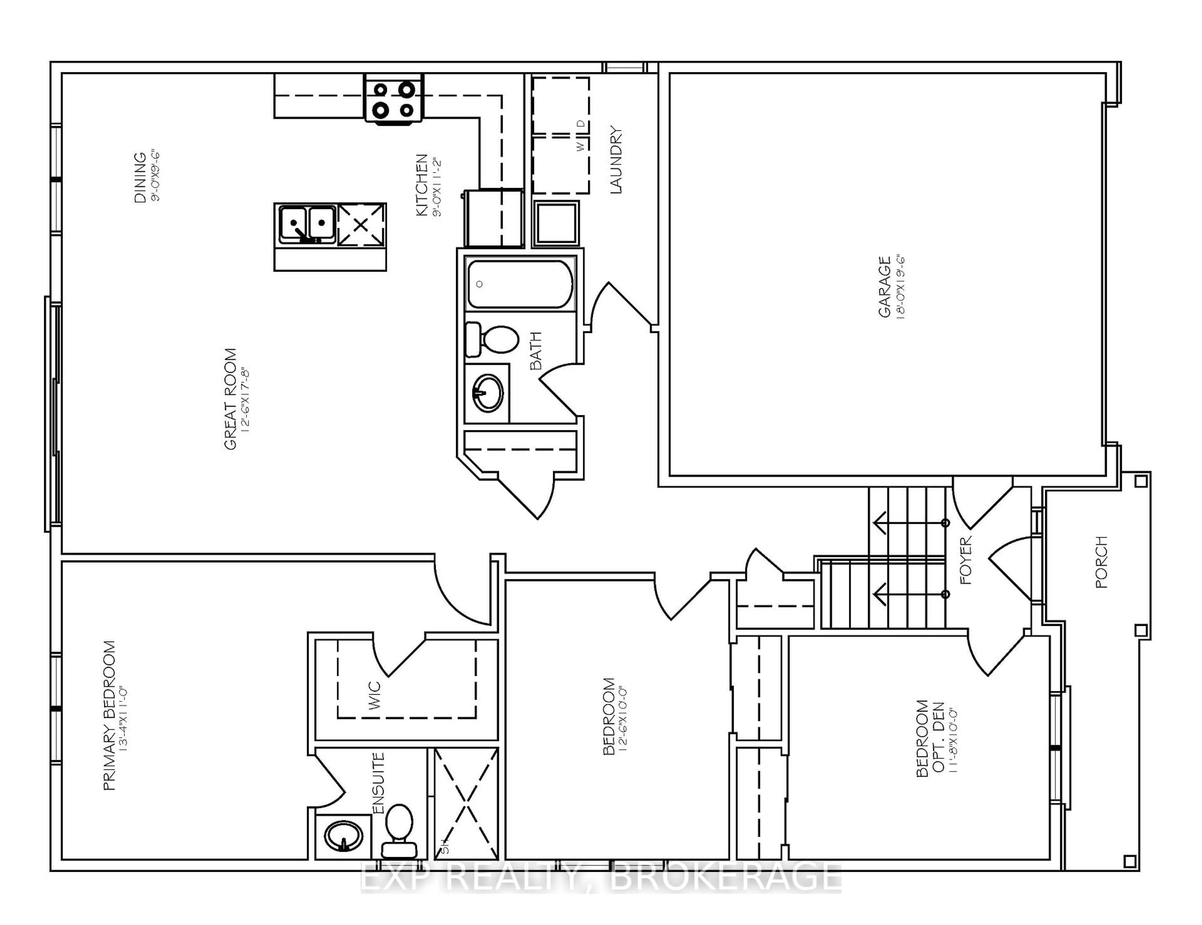Floor plan for 60 SUMMIT (Lot 24) Cres, Belleville Ontario K8N 0A2