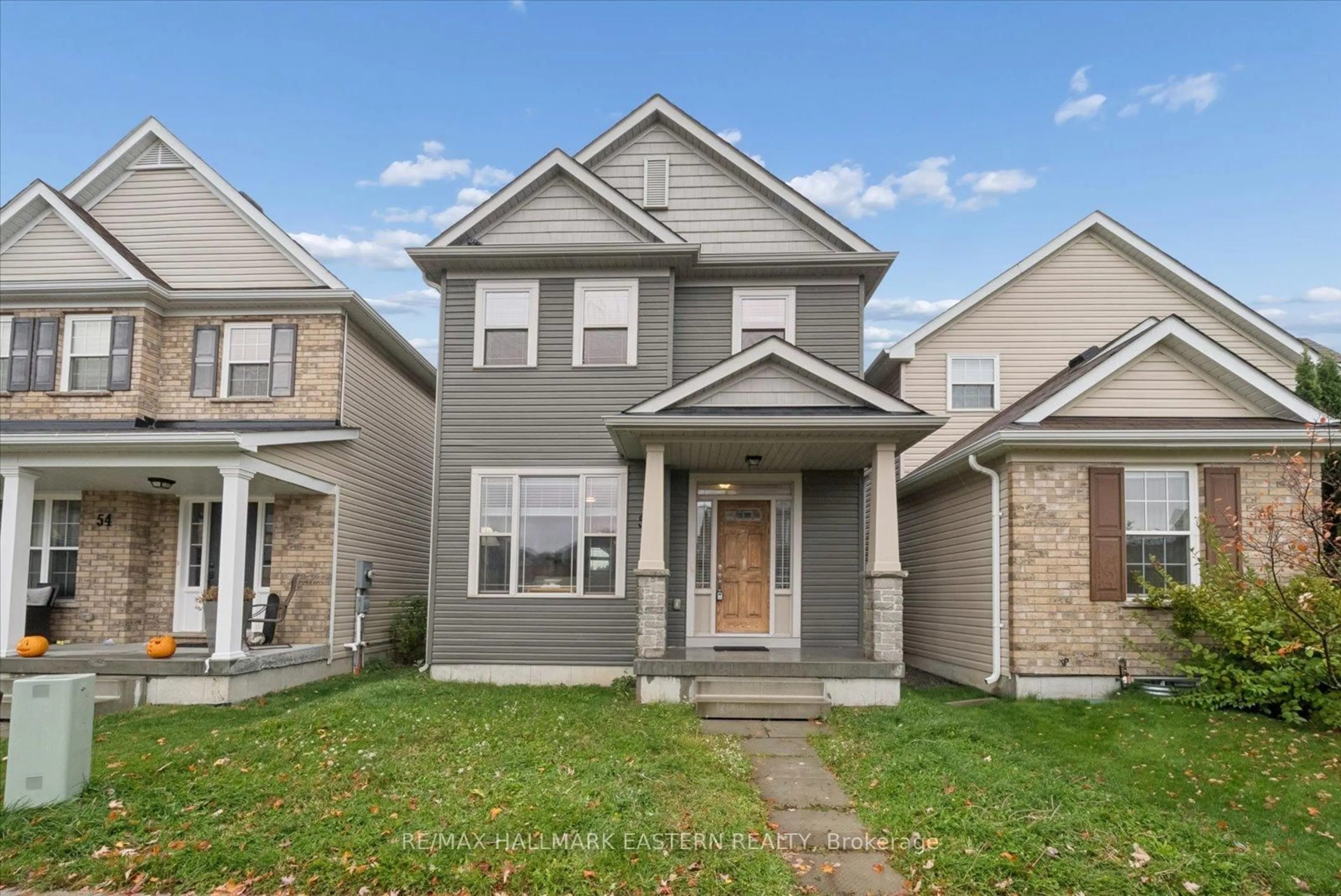 Home with vinyl exterior material, street for 56 Flitton Ave, Peterborough Ontario K9H 0G5