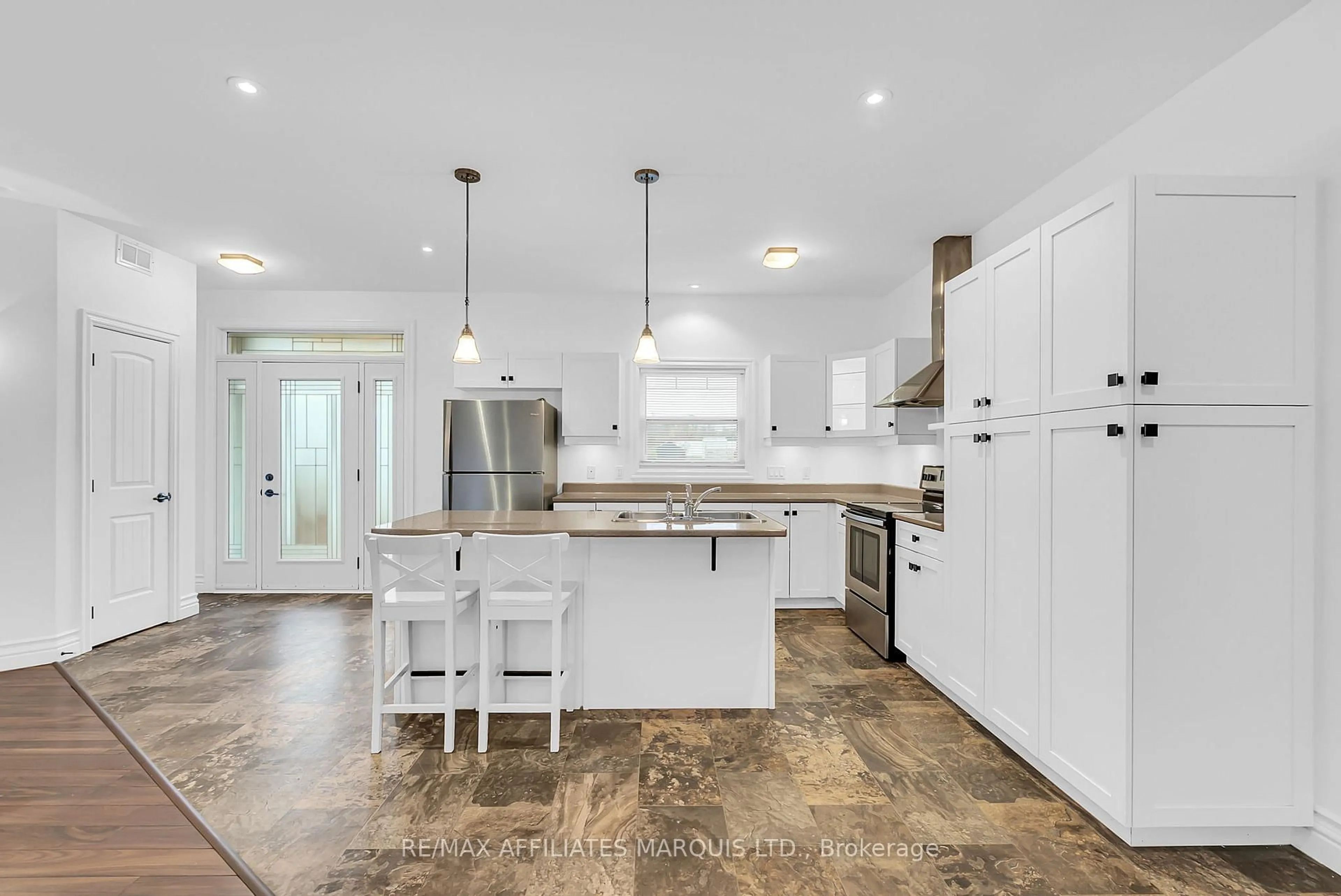 Open concept kitchen, ceramic/tile floor for 23 Calco Cres, North Stormont Ontario K0C 1W0