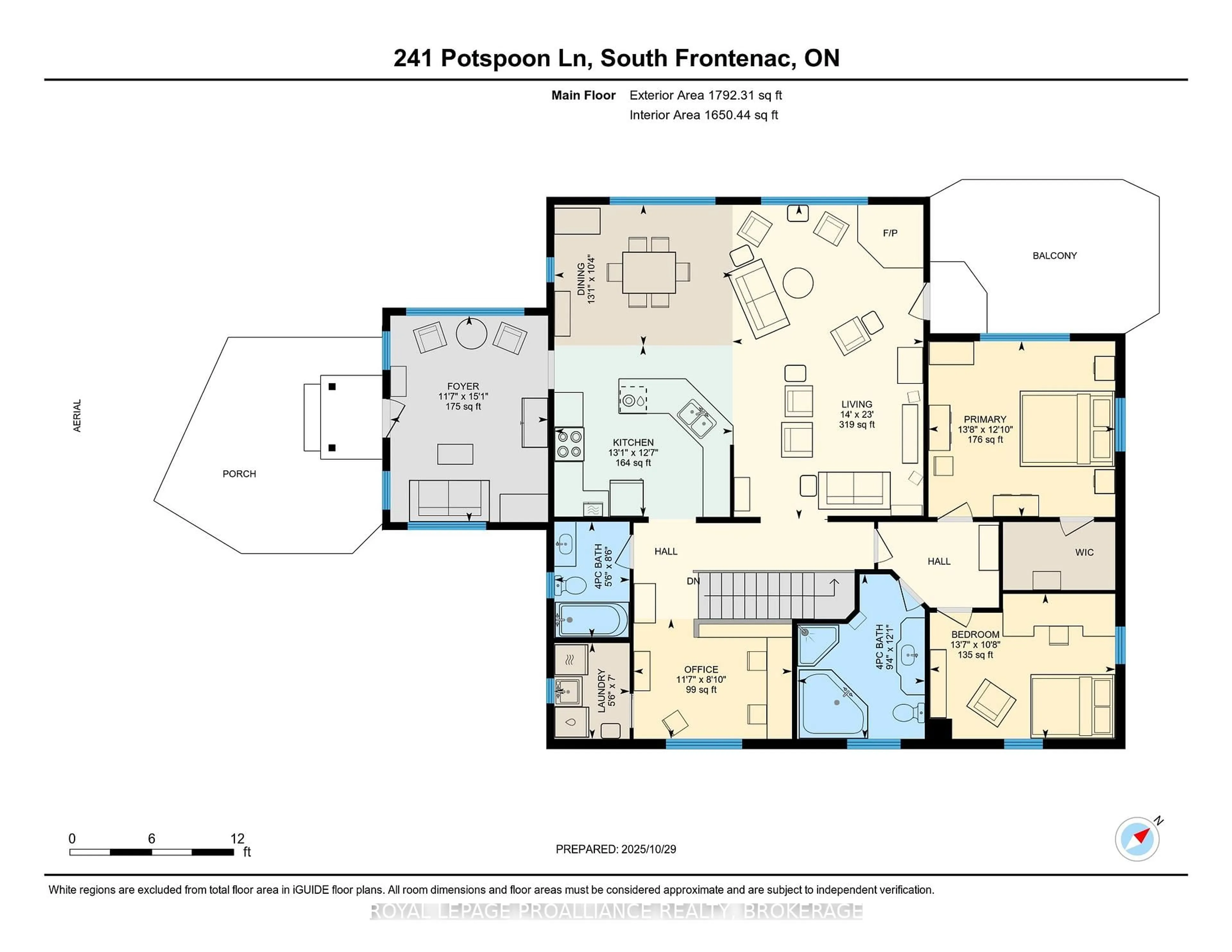 Floor plan for 241 Potspoon Lane, Godfrey Ontario K0H 1T0