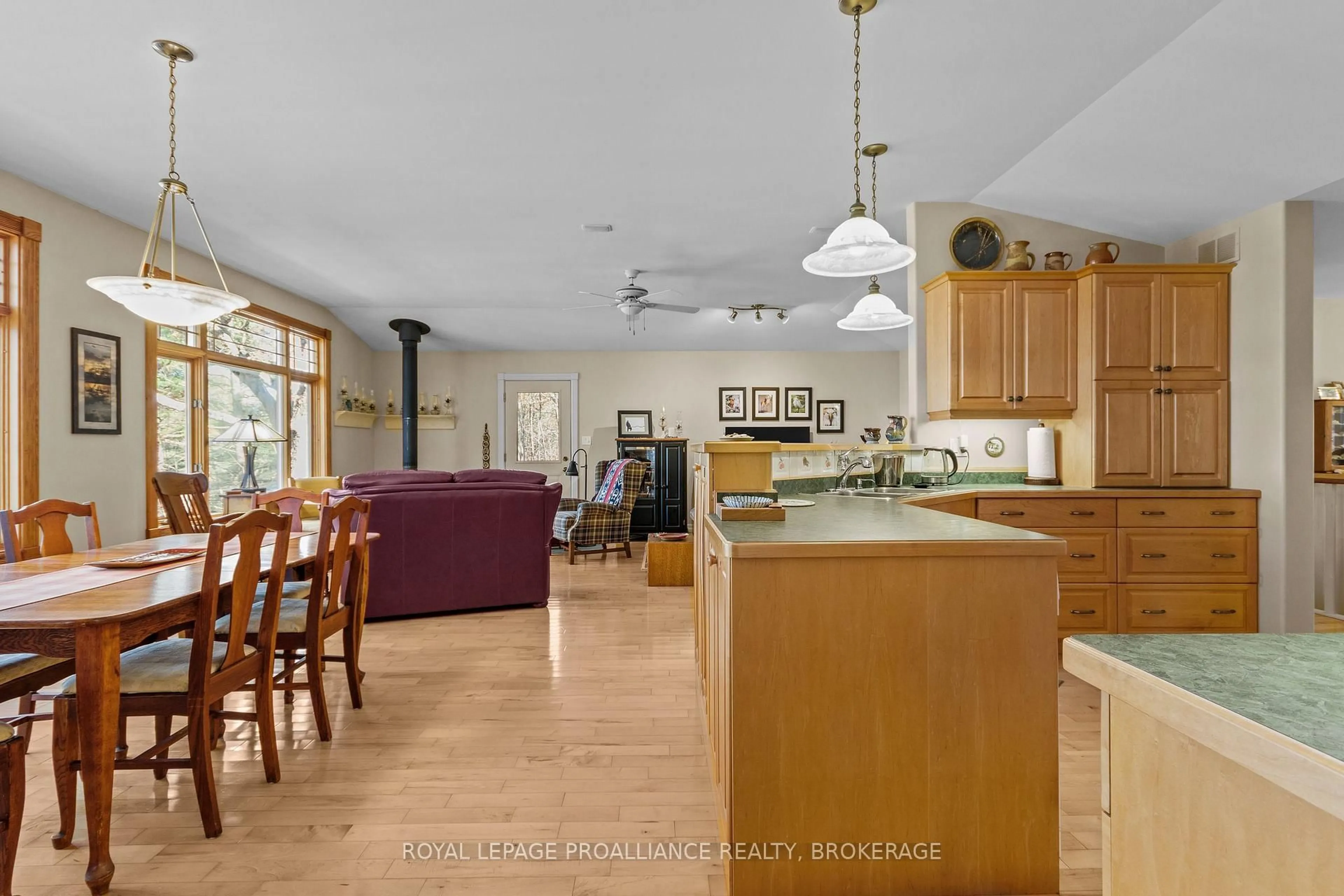 Open concept kitchen, unknown for 241 Potspoon Lane, Godfrey Ontario K0H 1T0