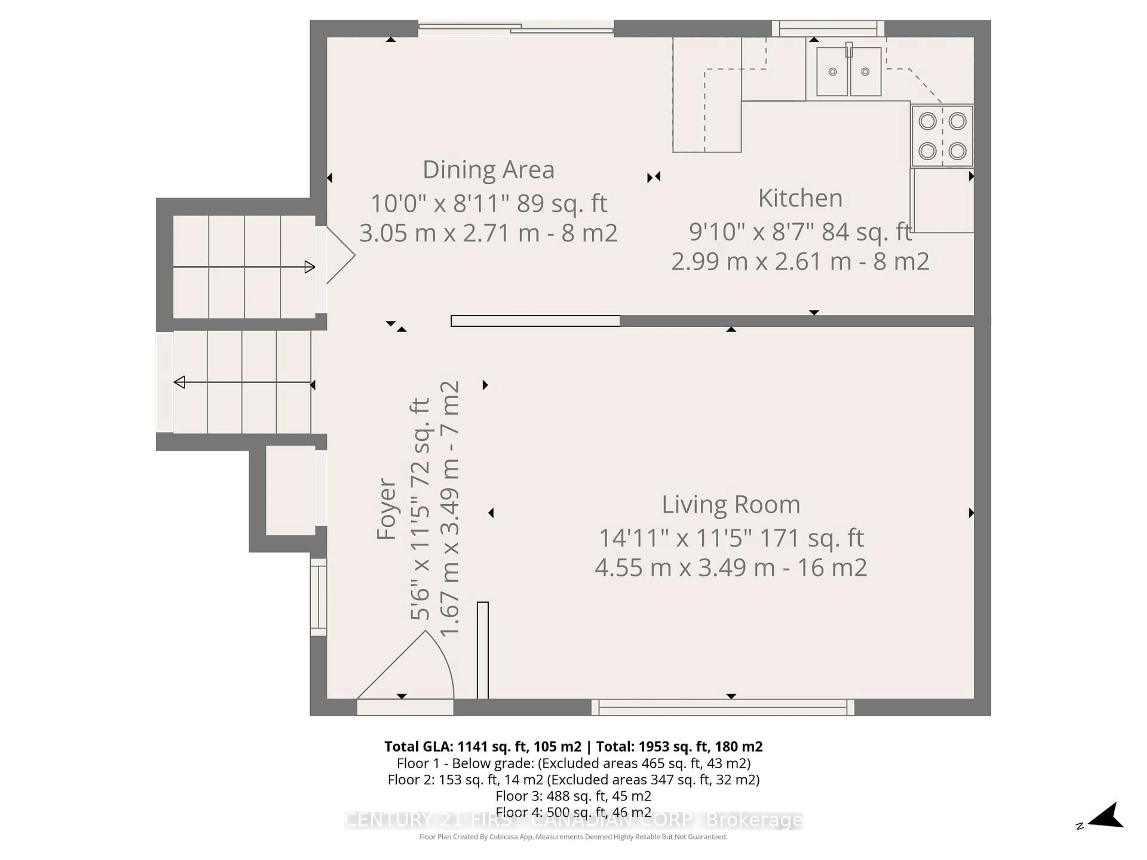 Floor plan for 1184 Sorrel Rd, London East Ontario N5V 2N3
