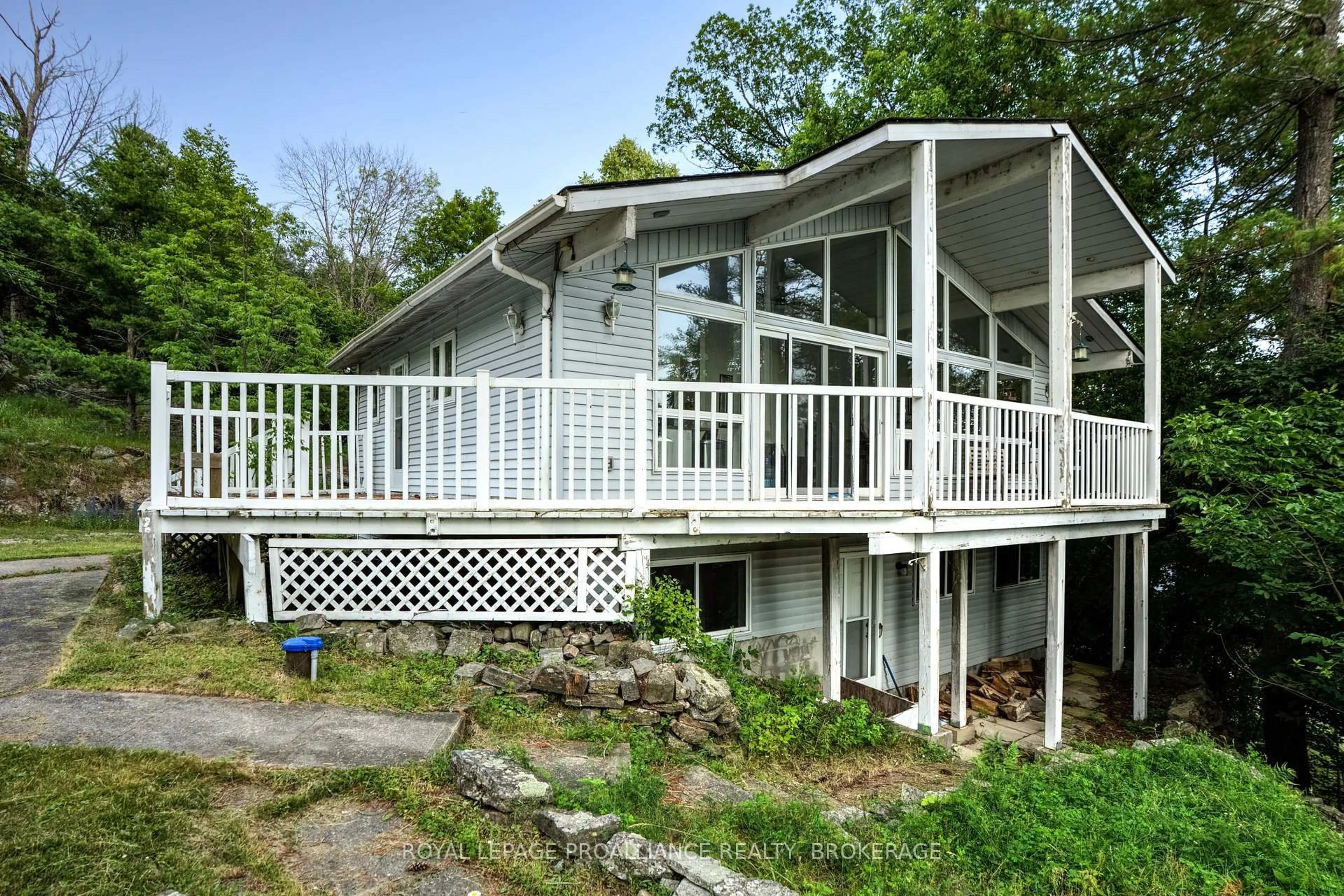 Patio, water/lake/river/ocean view for 182A Brooks Point Rd, Rideau Lakes Ontario K0G 1E0