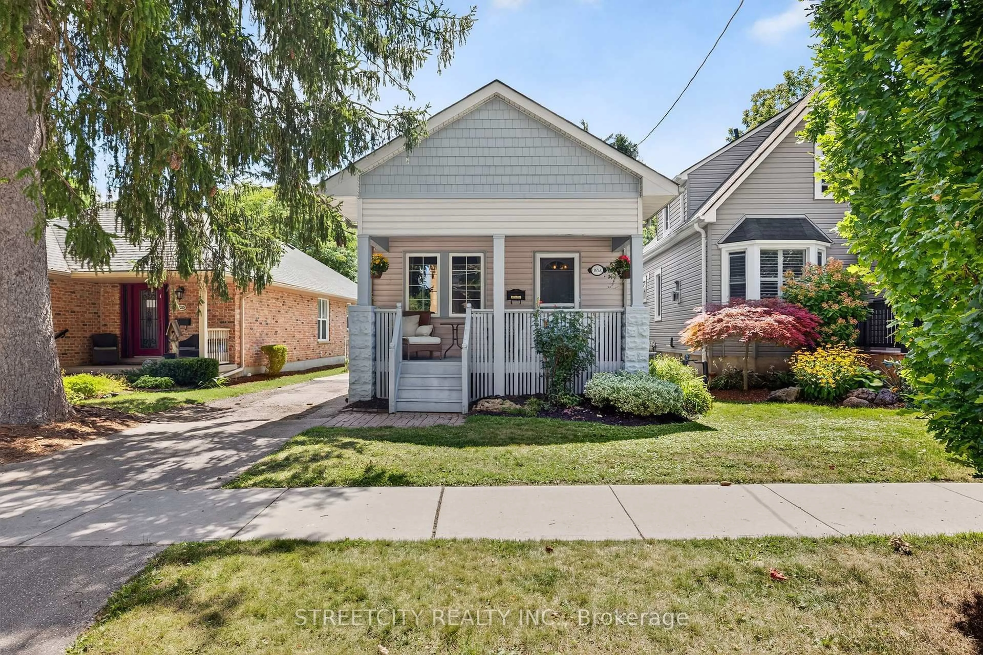 Home with vinyl exterior material, street for 105A Devonshire Ave, London South Ontario N6C 2H6