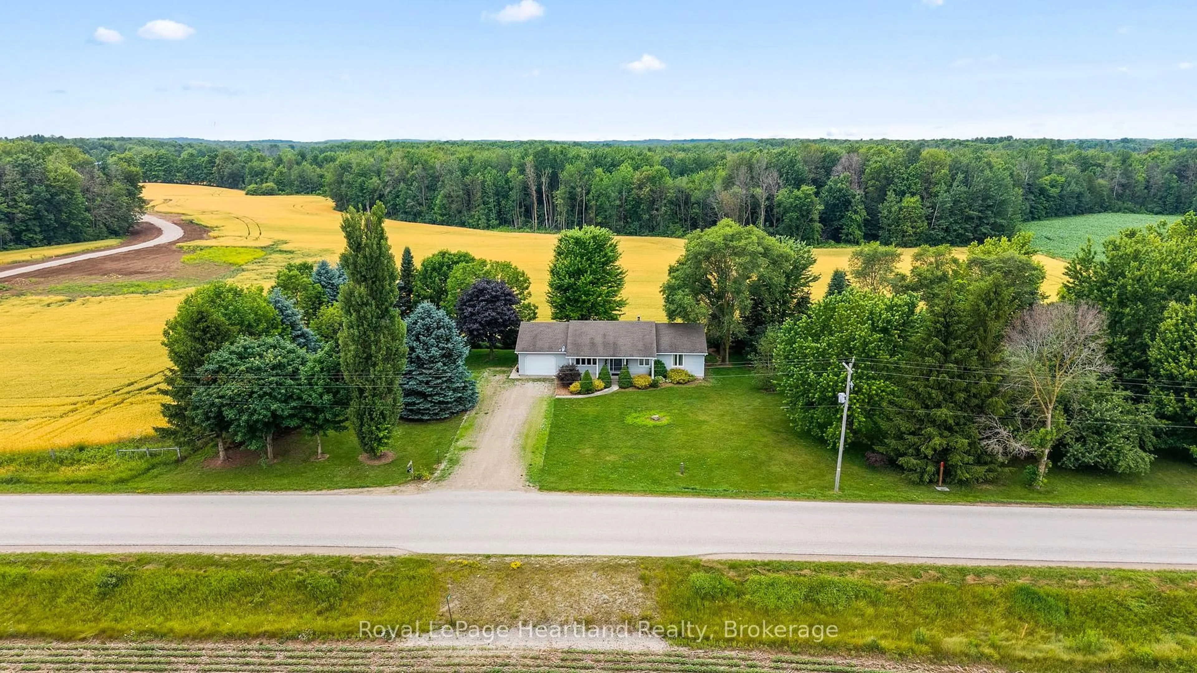 A pic from outside/outdoor area/front of a property/back of a property/a pic from drone, unknown for 9462 Ayton Rd, Minto Ontario N0G 1Z0