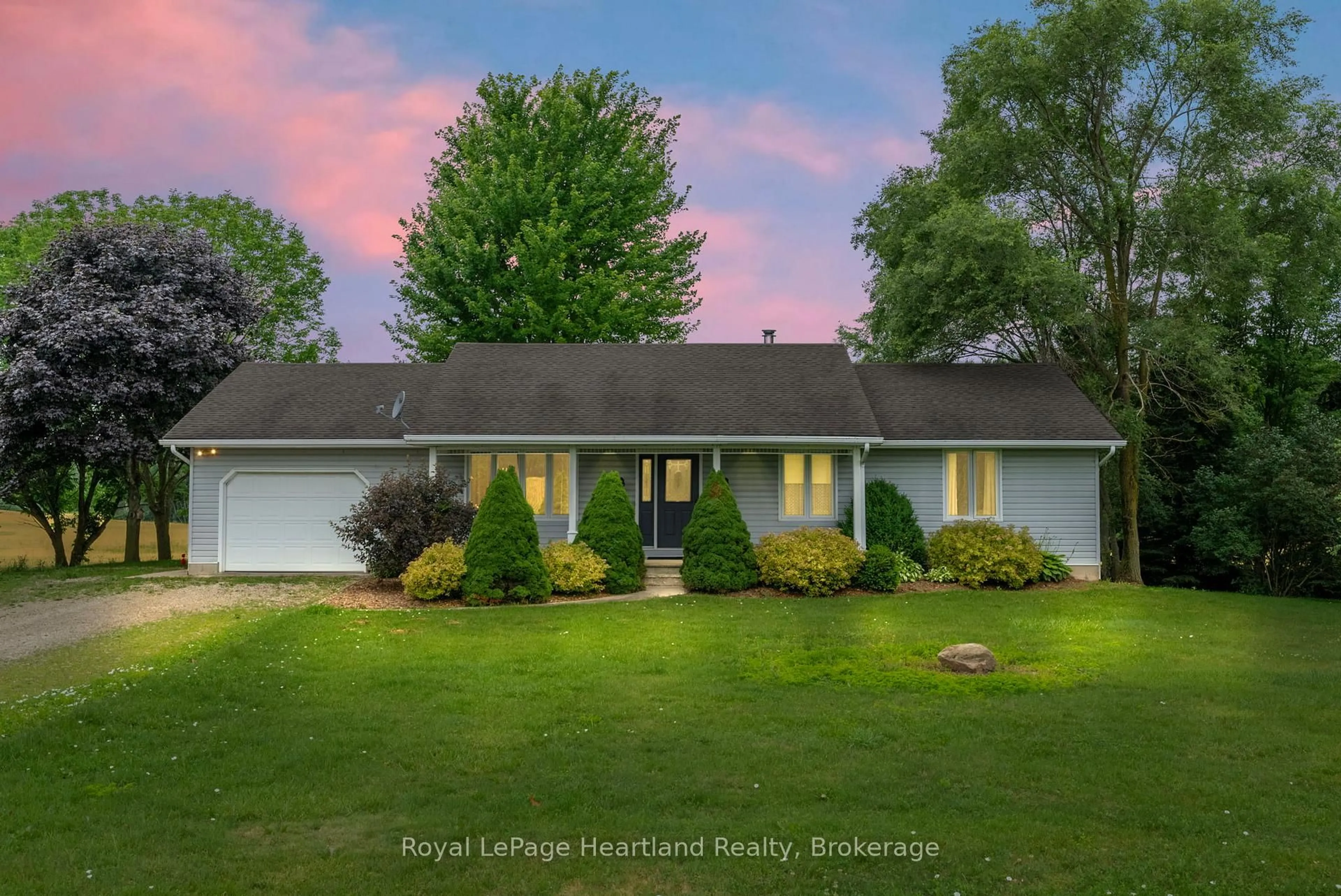 A pic from outside/outdoor area/front of a property/back of a property/a pic from drone, street for 9462 Ayton Rd, Minto Ontario N0G 1Z0