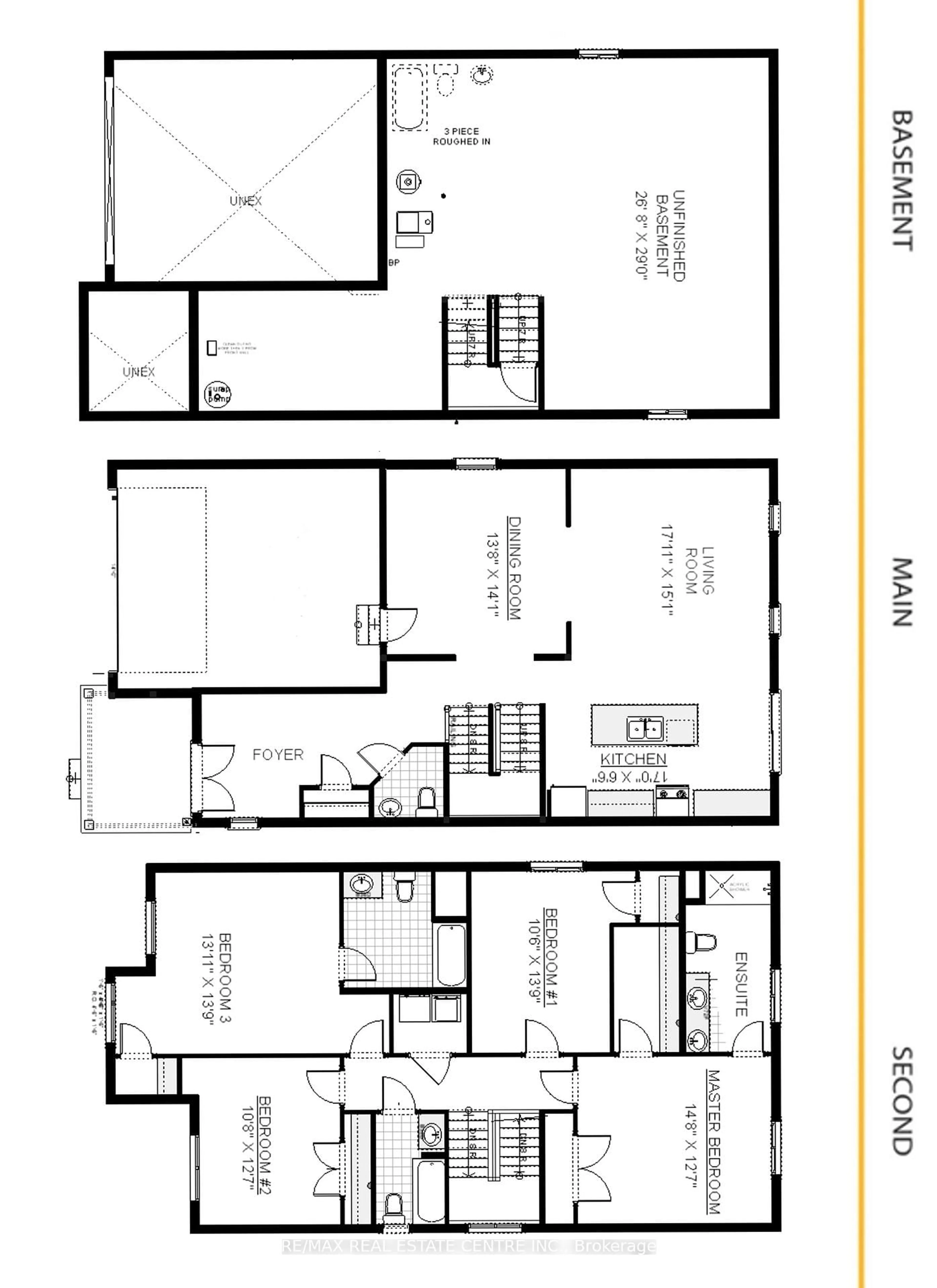 Floor plan for 196 Benninger Dr, Kitchener Ontario N2E 0C9