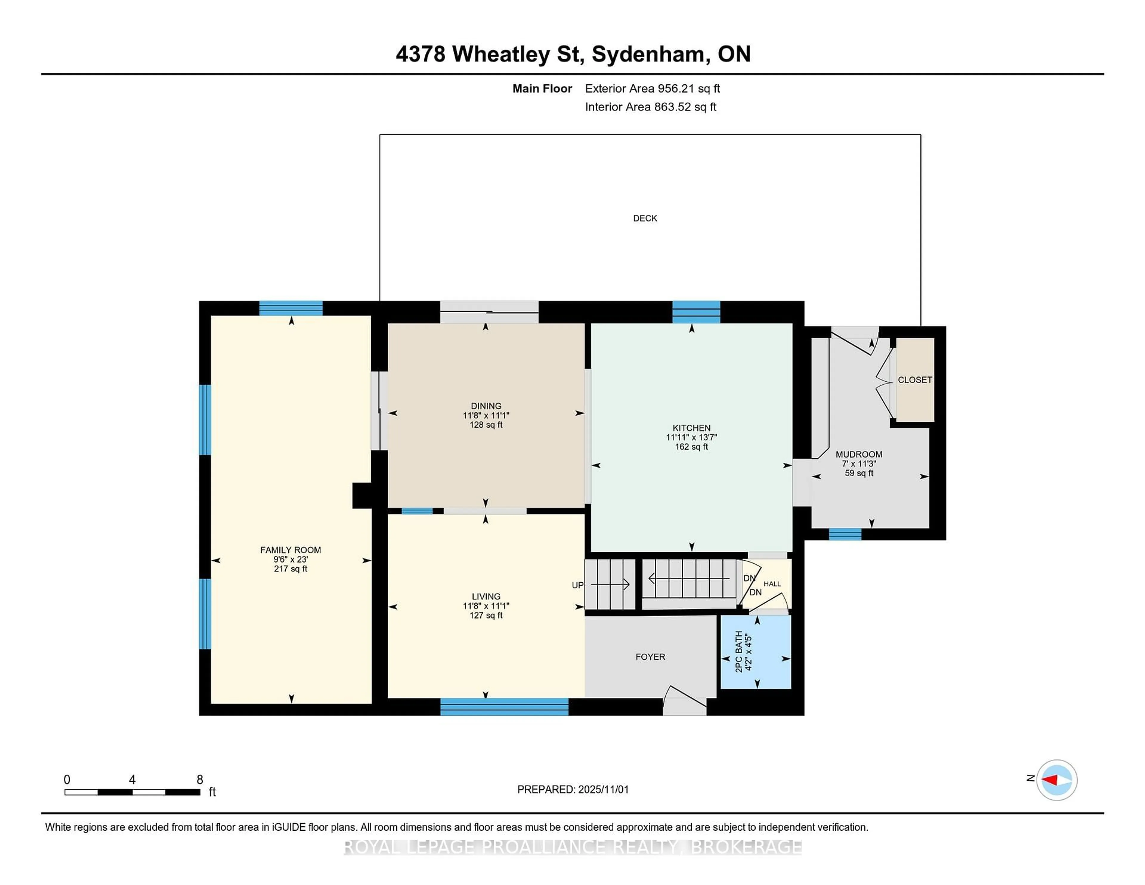 Floor plan for 4378 Wheatley St, Sydenham Ontario K0H 2T0