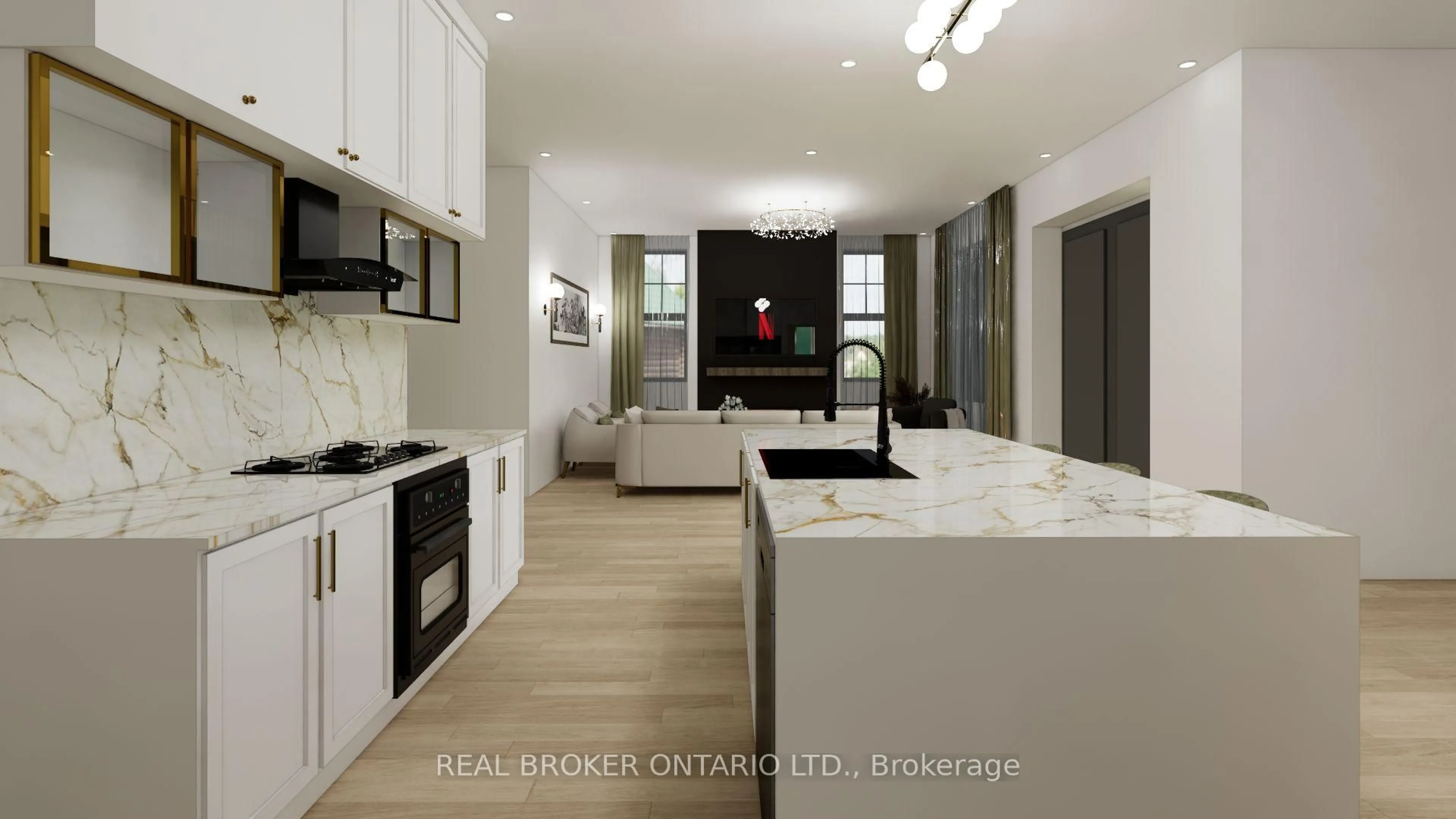 Open concept kitchen, unknown for 3 Ironwood Crt, Norwich Ontario N0J 1P0