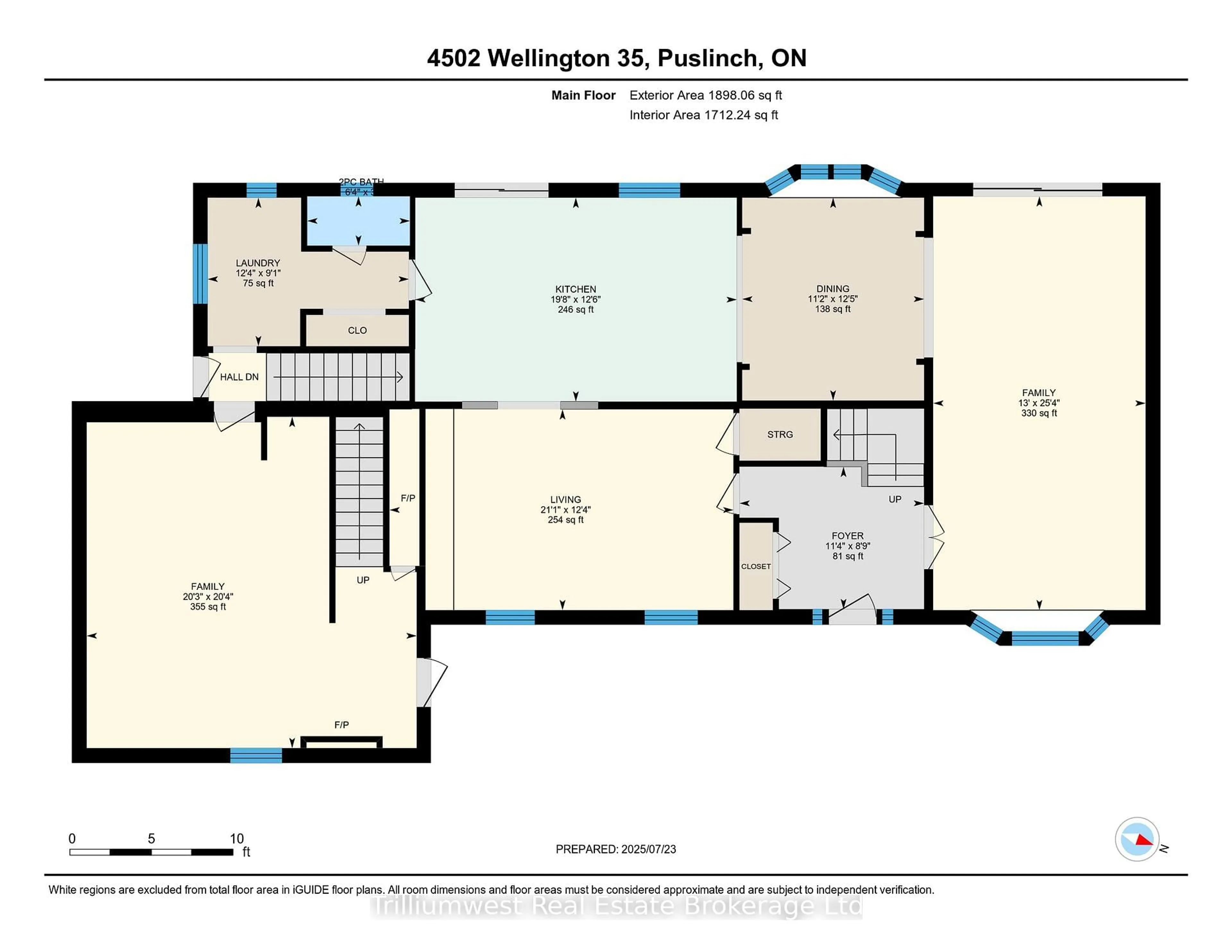 Floor plan for 4502 Wellington Road 35 Rd, Puslinch Ontario N1H 6J3