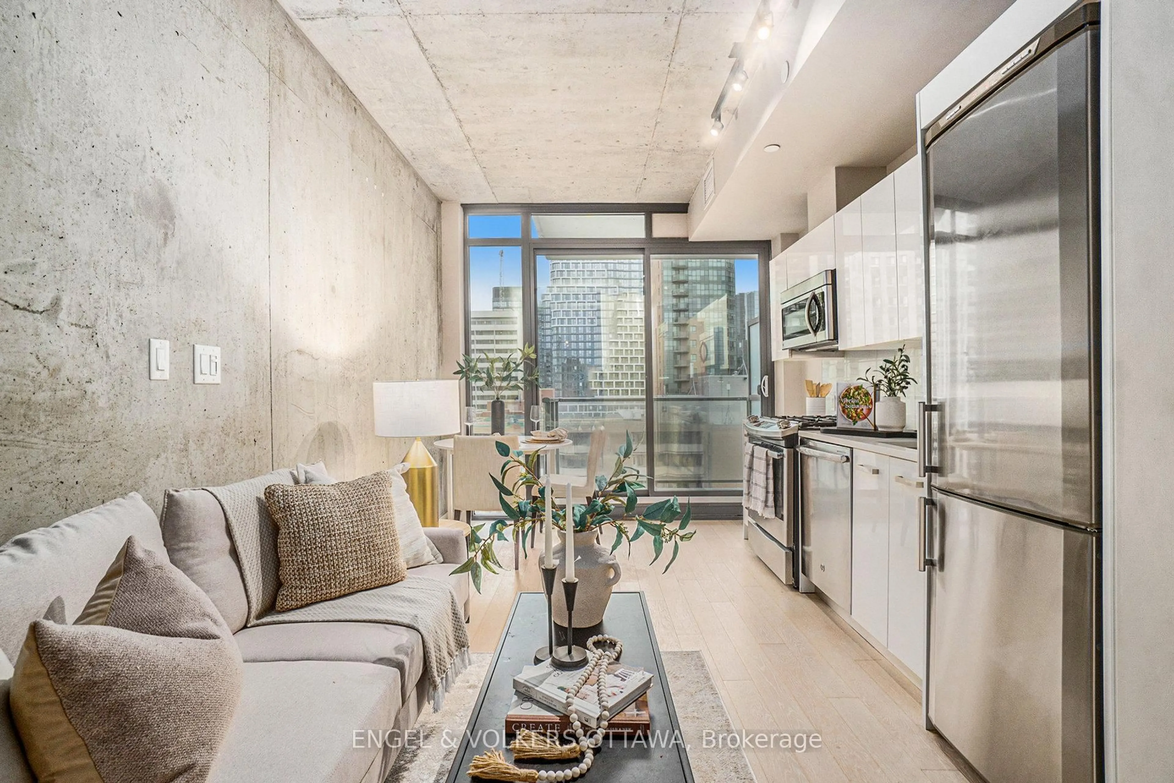 Open concept kitchen, unknown for 224 Lyon St #1113, Ottawa Ontario K1R 5V9