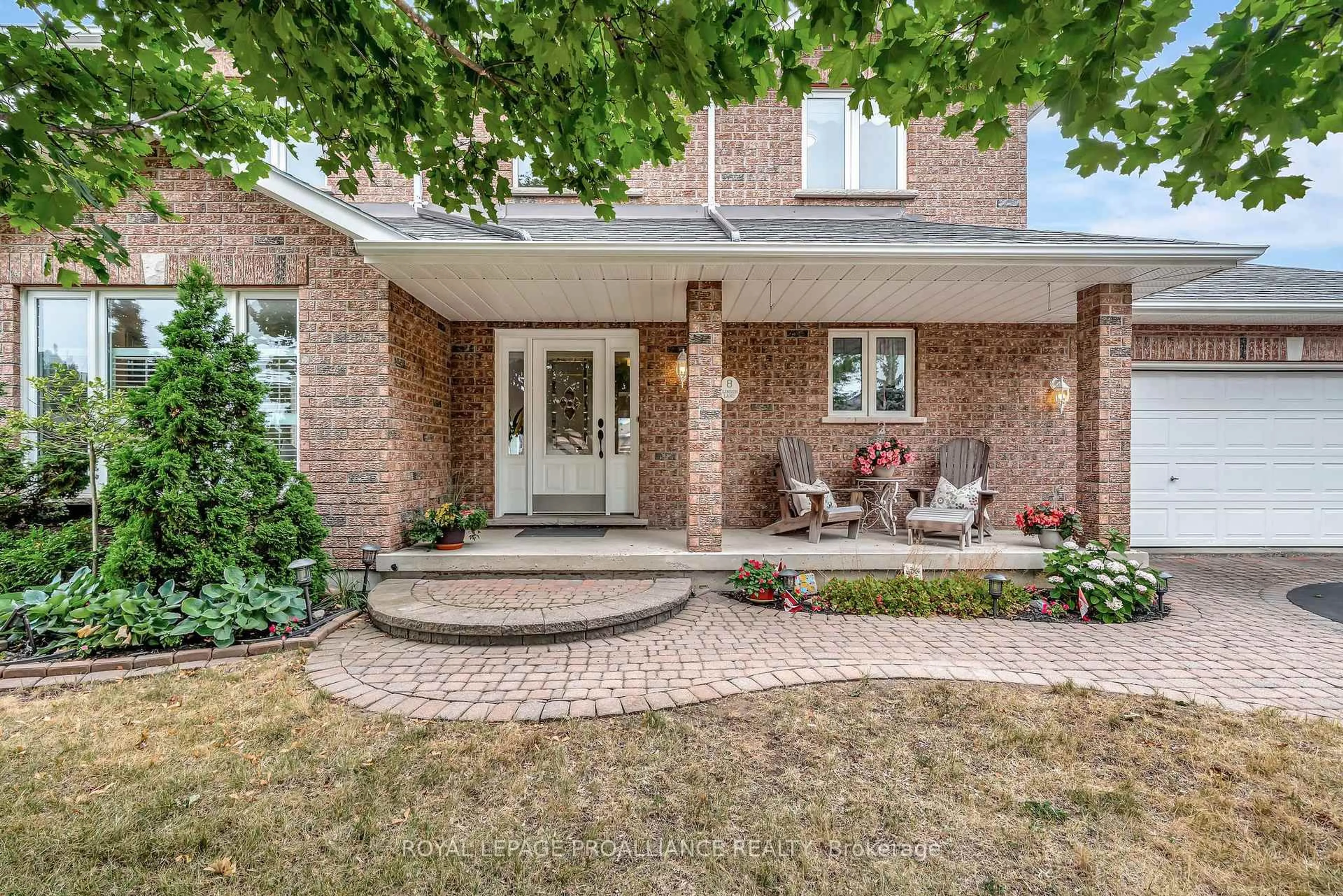Home with brick exterior material, street for 8 Linden Lane, Belleville Ontario K8N 5W9
