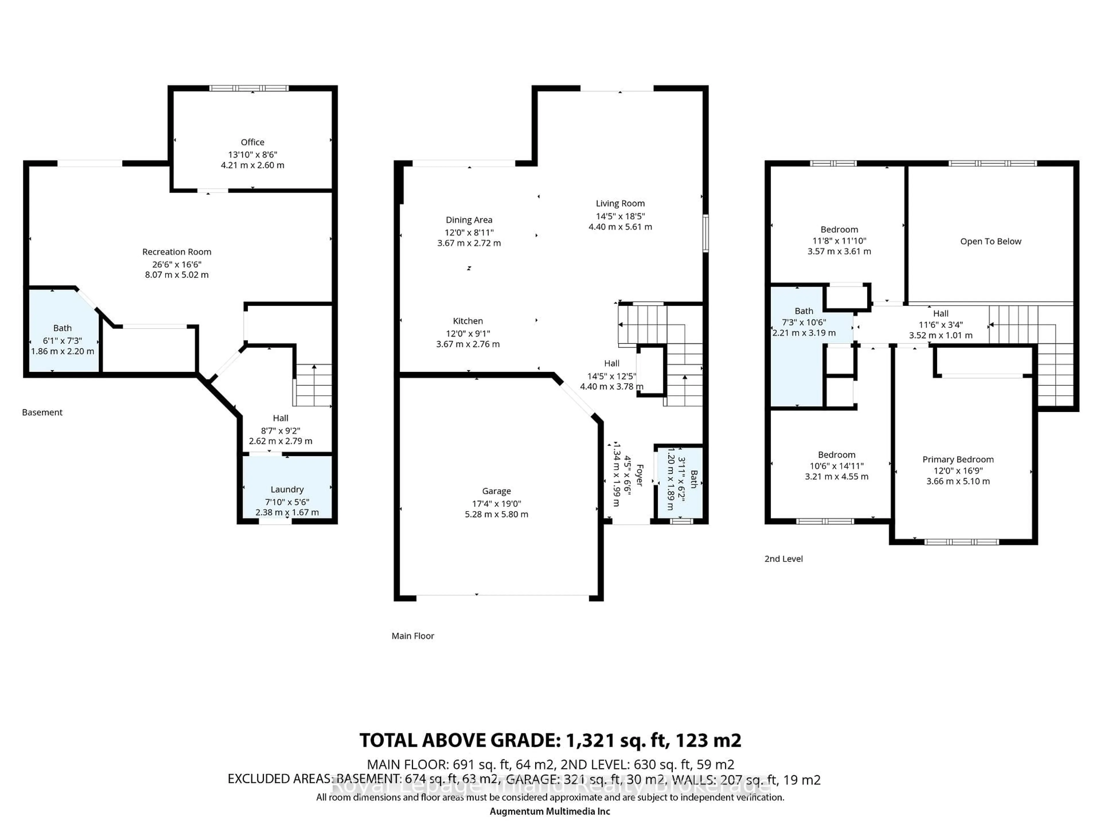 Floor plan for 722 Frontenac Cres, Woodstock Ontario N4V 0B1