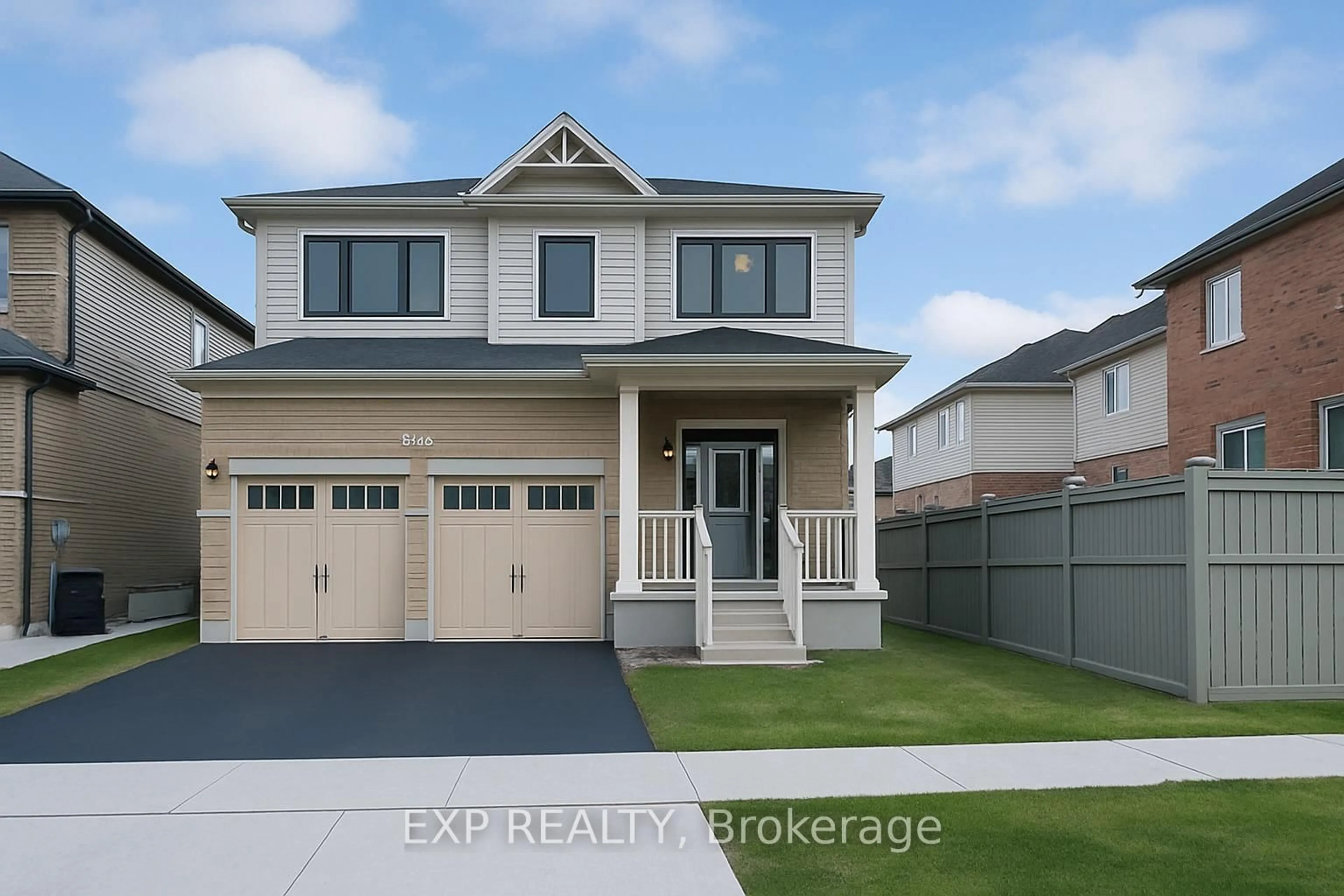 Home with vinyl exterior material, street for 43 Sugar Tr, Kitchener Ontario N2R 0S5