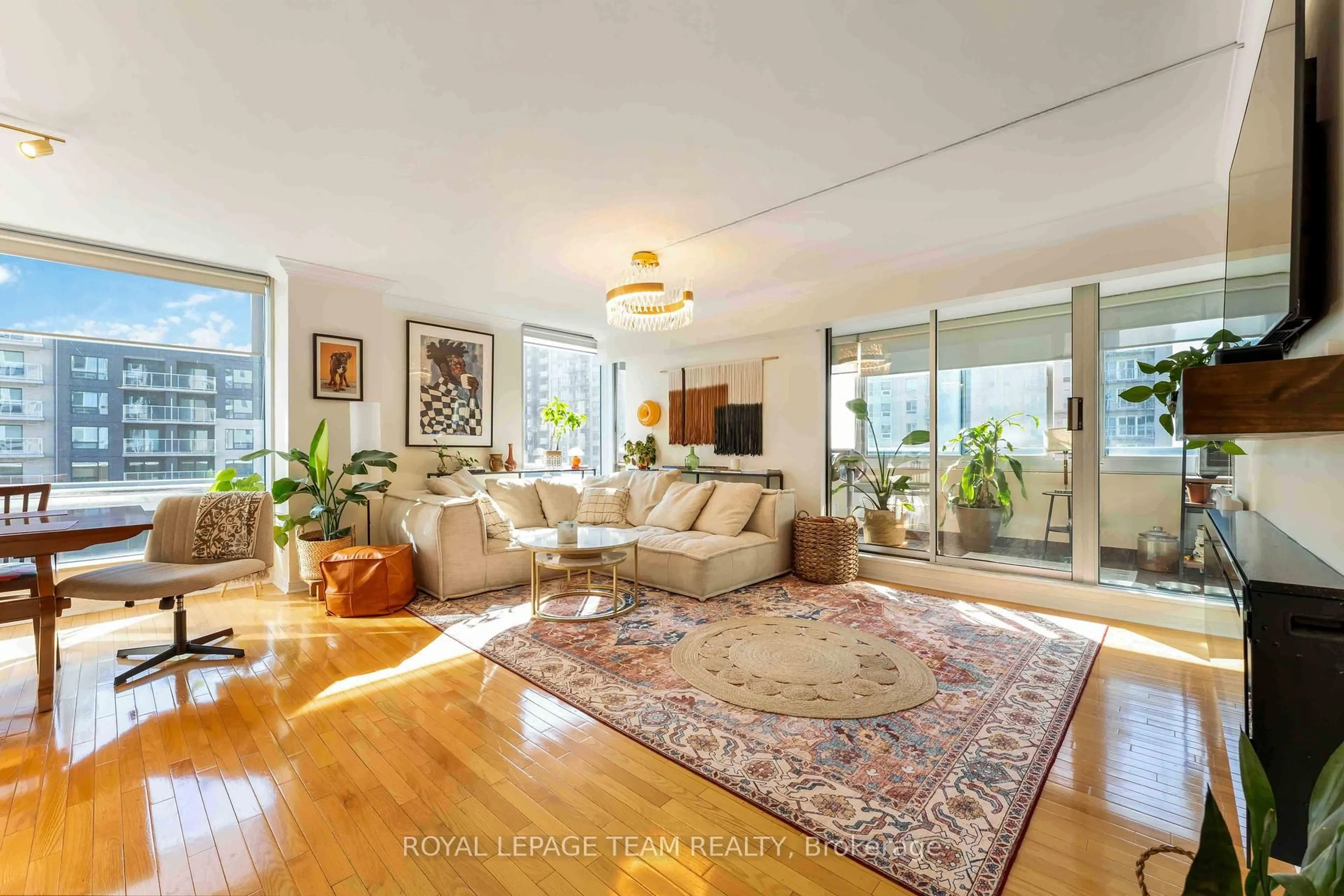 Living room with furniture, unknown for 160 George St #1806, Ottawa Ontario K1N 9M2