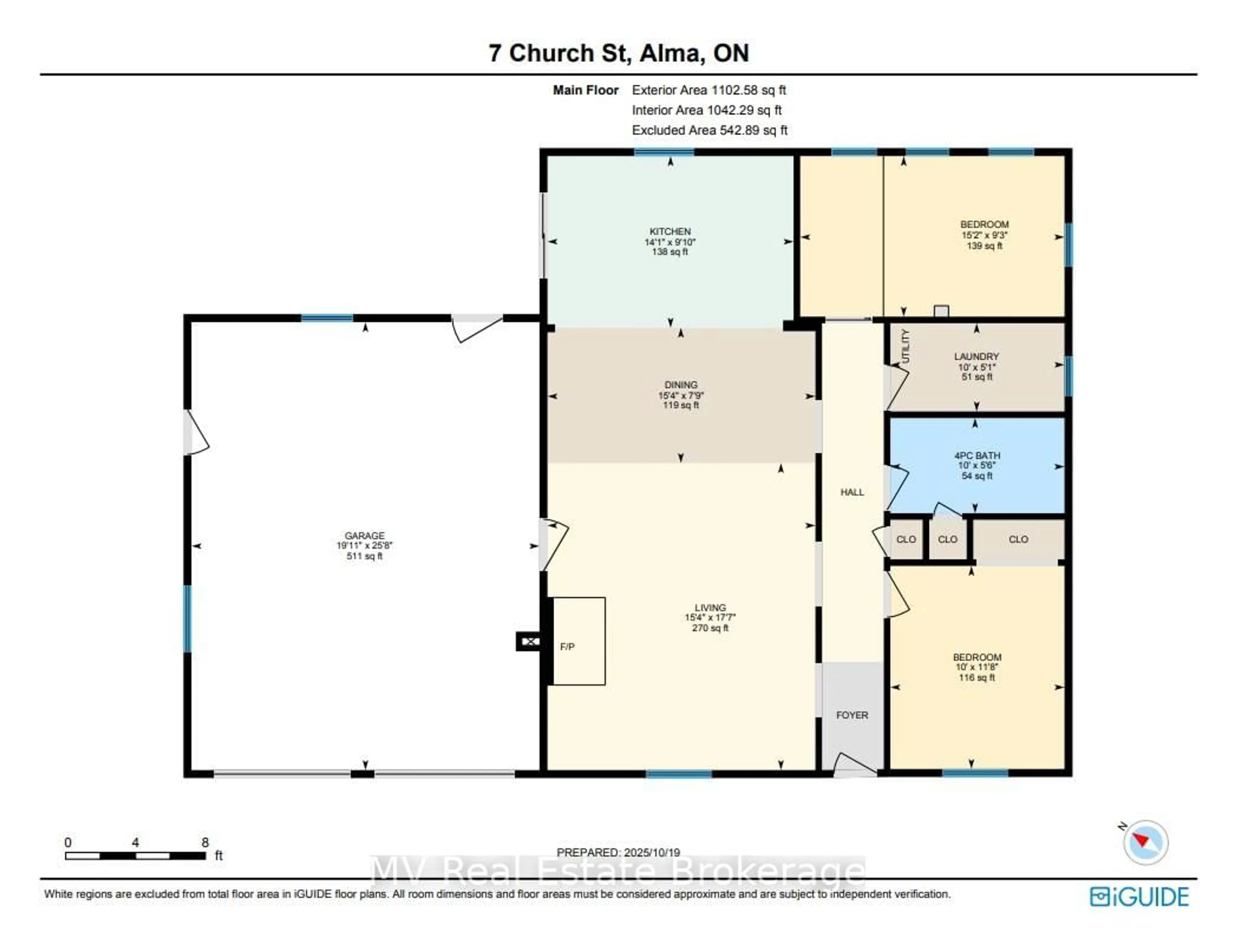 Floor plan for 7 Church St, Mapleton Ontario N0B 1A0