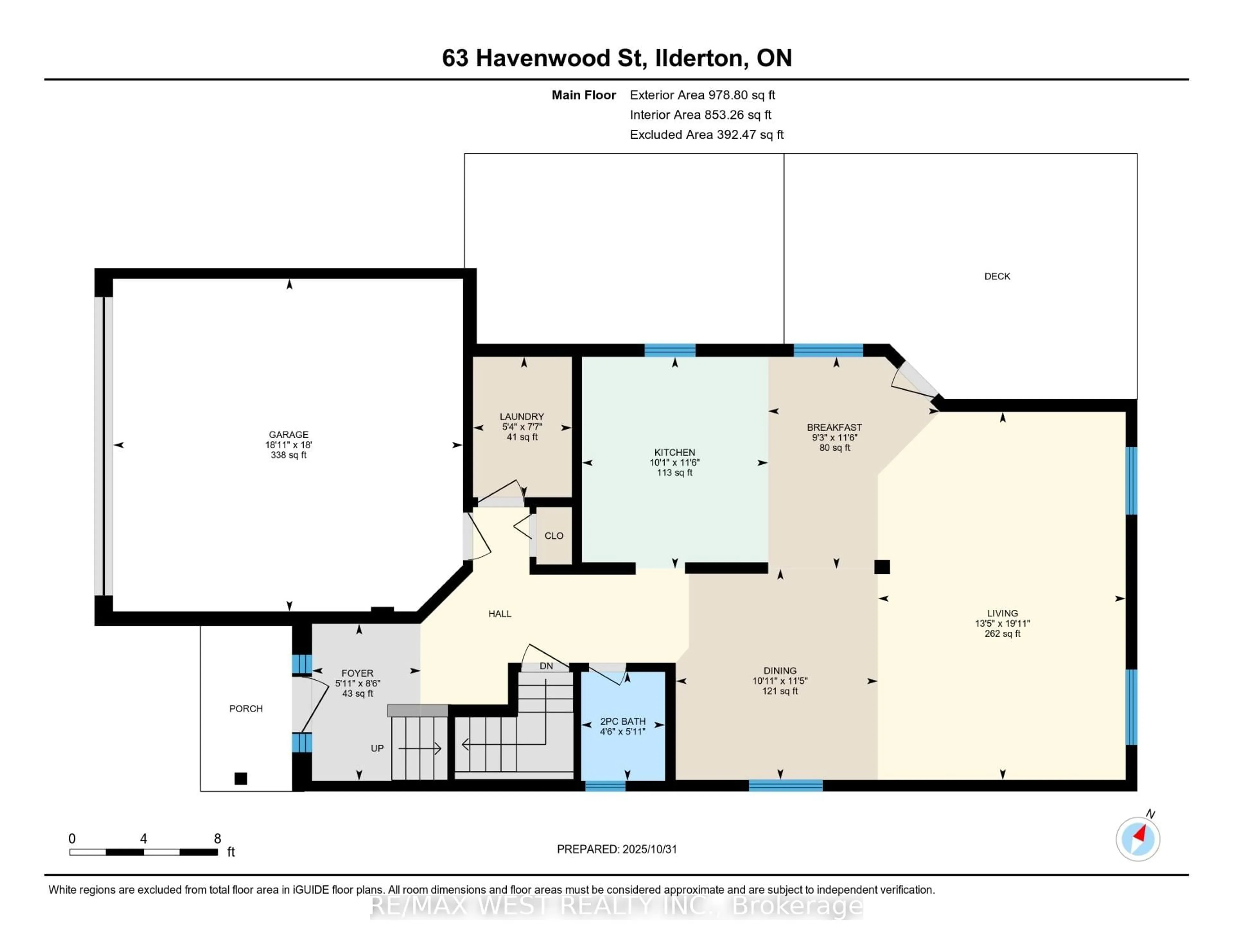 Floor plan for 63 Havenwood St, Middlesex Centre Ontario N0M 2A0