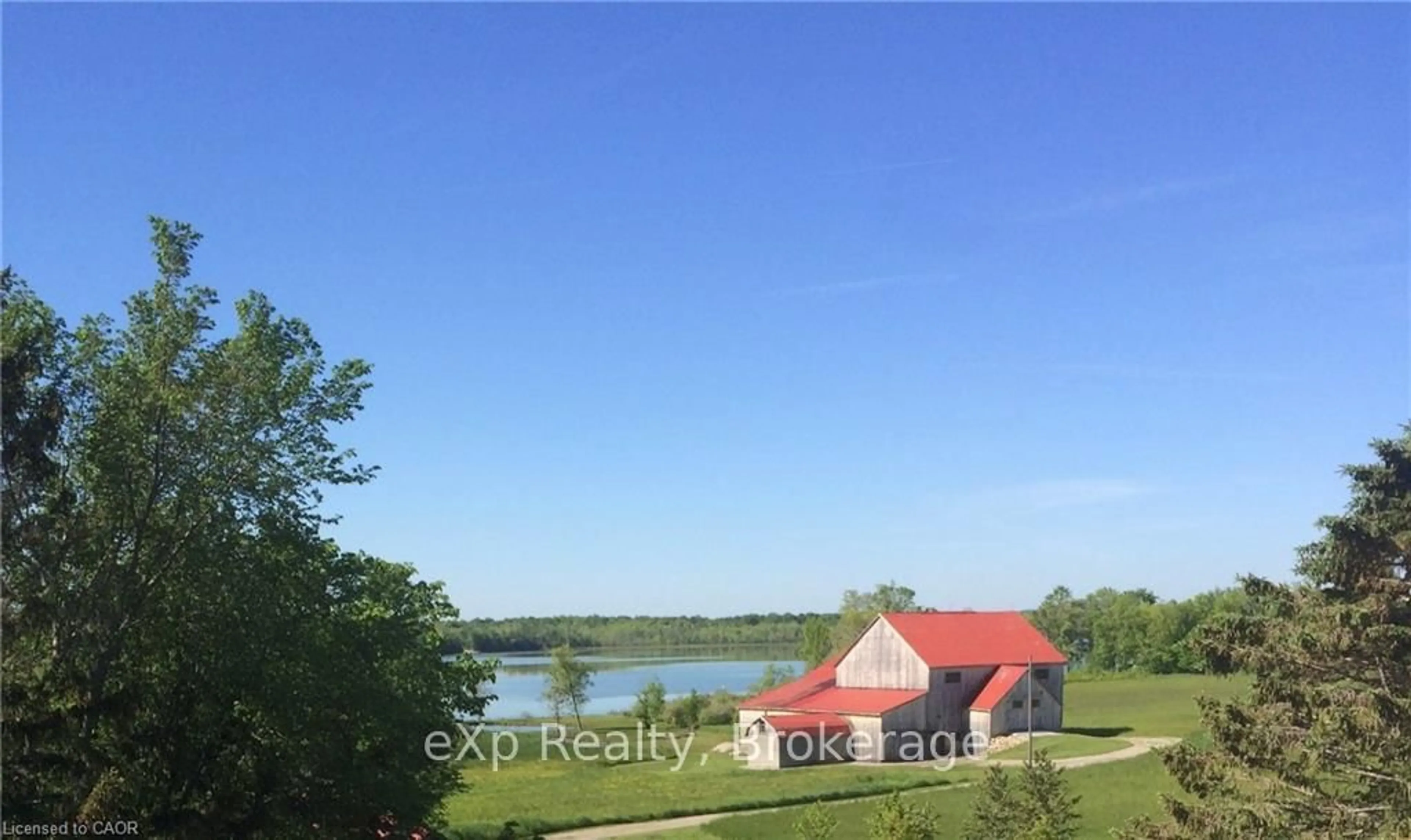 A pic from outside/outdoor area/front of a property/back of a property/a pic from drone, water/lake/river/ocean view for 110 MOUNTAIN LAKE Dr, Georgian Bluffs Ontario N0H 2T0