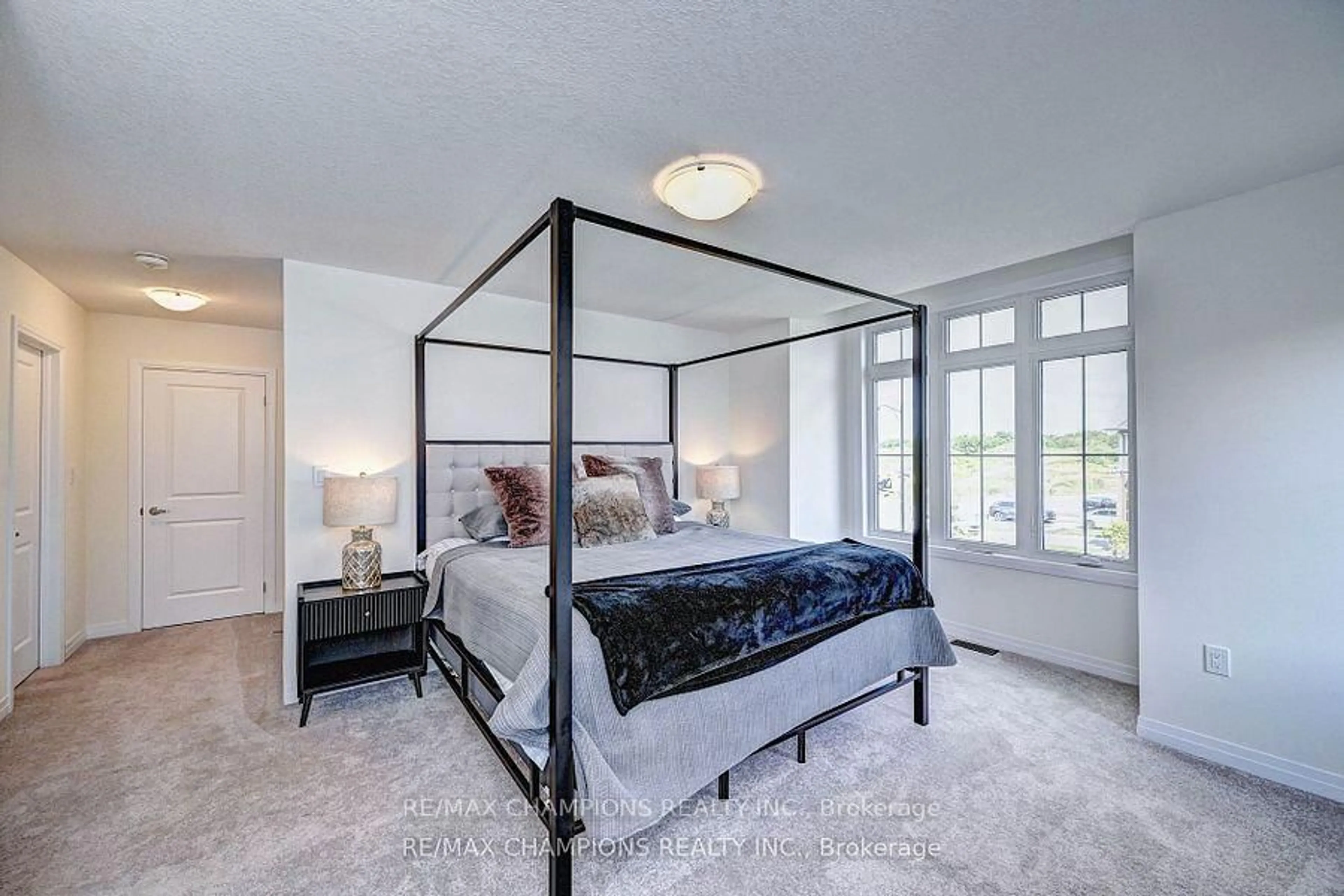 Bedroom with bed, unknown for 216 Newman Dr, Cambridge Ontario N1S 4Y6