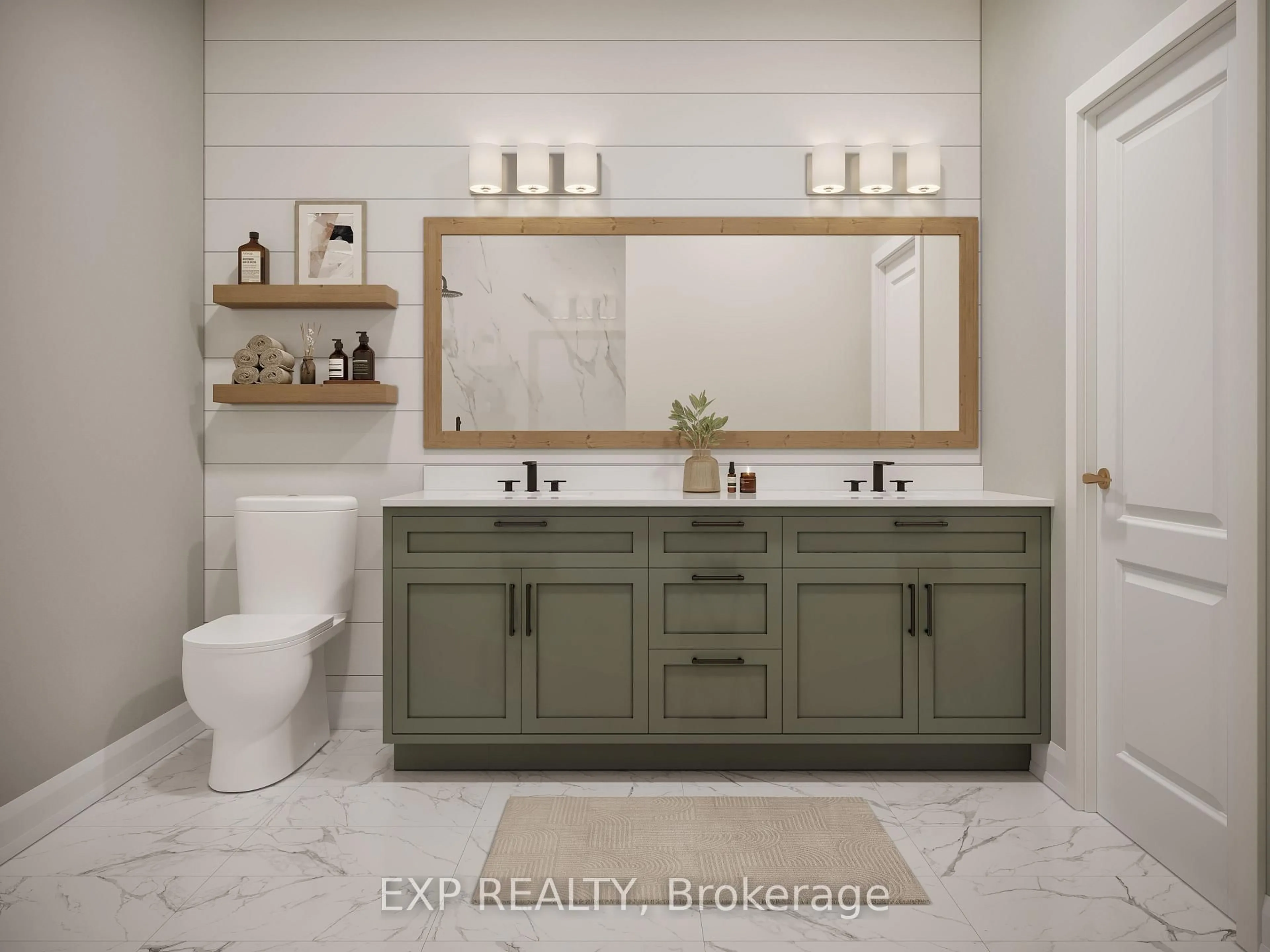 Contemporary bathroom, ceramic/tile floor for 182 O'donovan Dr, Carleton Place Ontario K7C 0X4