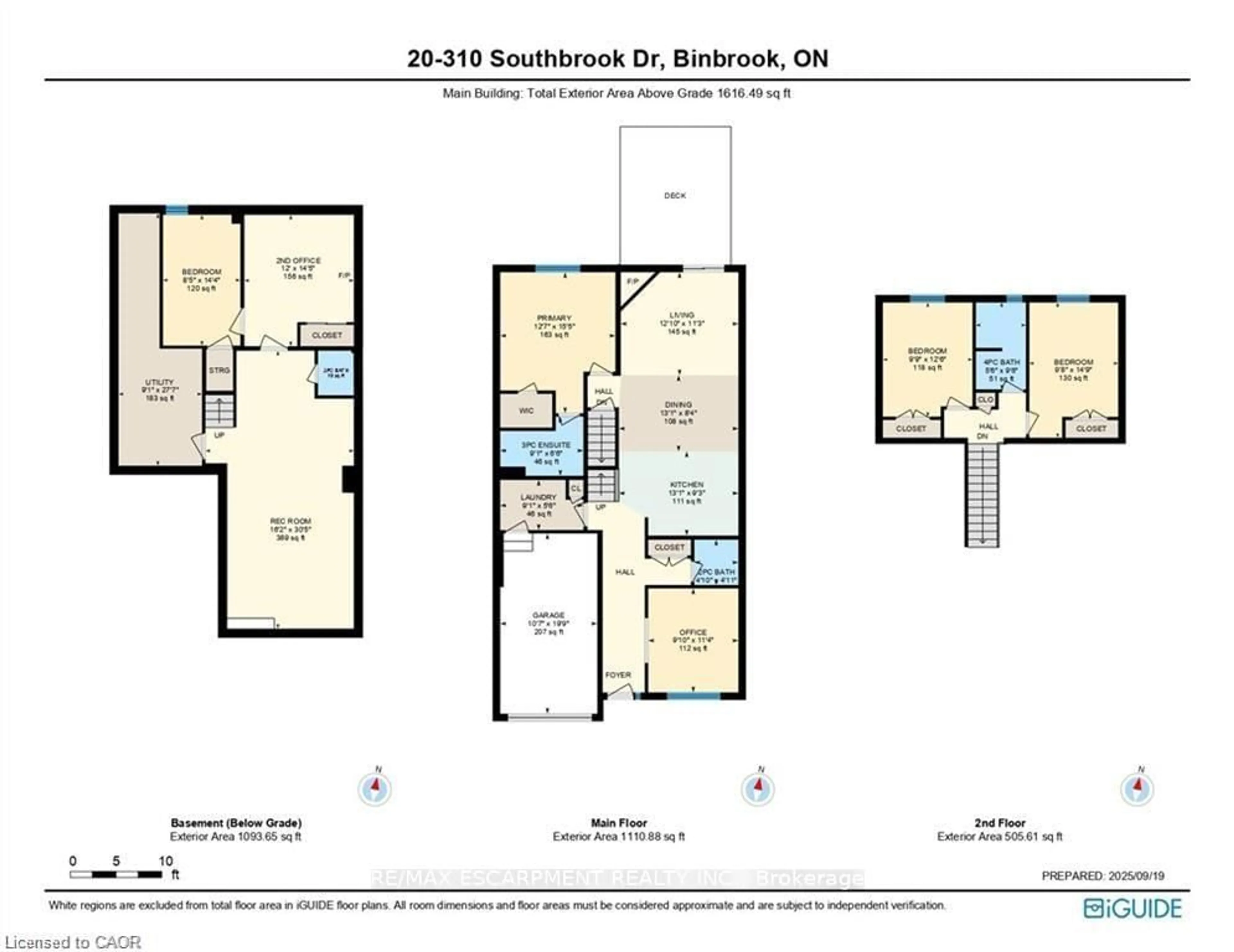 Floor plan for 310 Southbrook Dr #20, Hamilton Ontario L0R 1C0