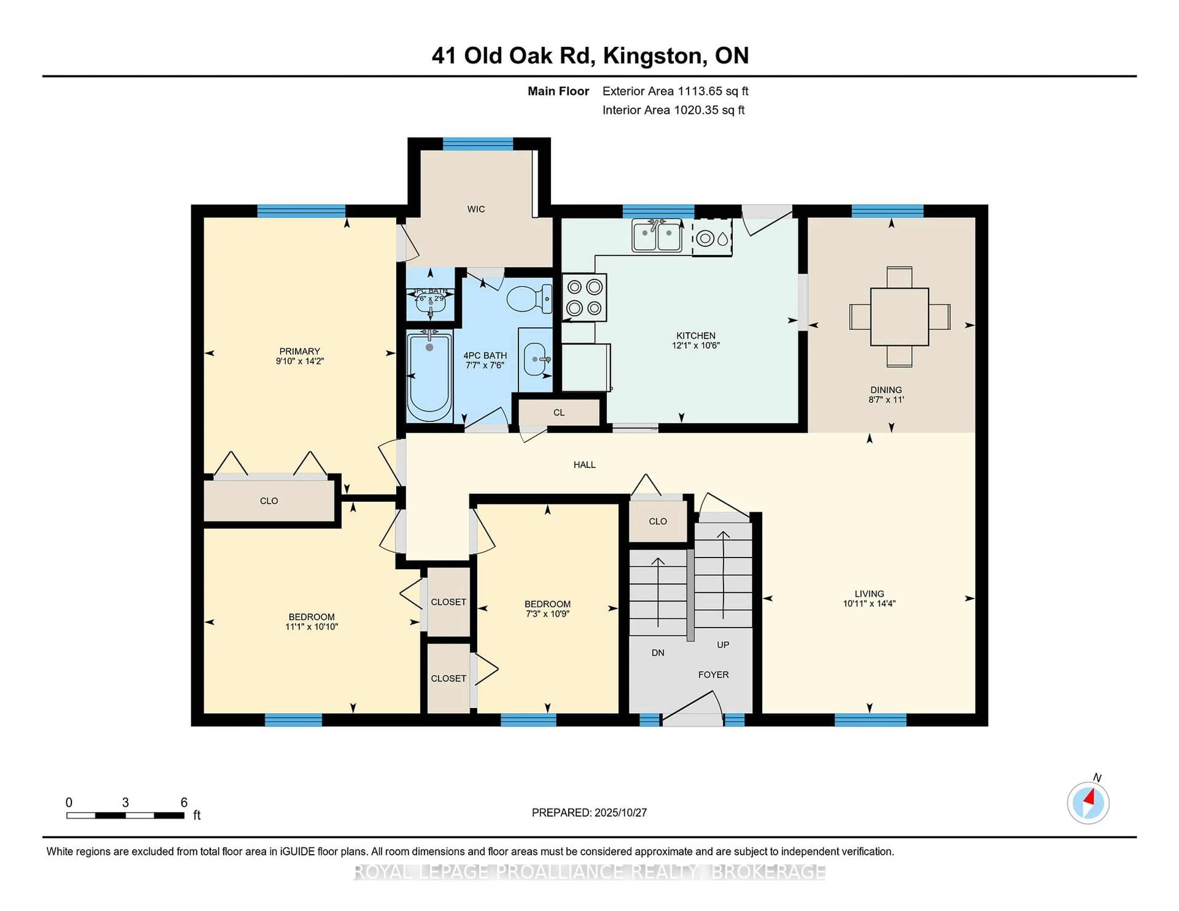 Floor plan for 41 Old Oak Rd, Kingston Ontario K7M 7C3