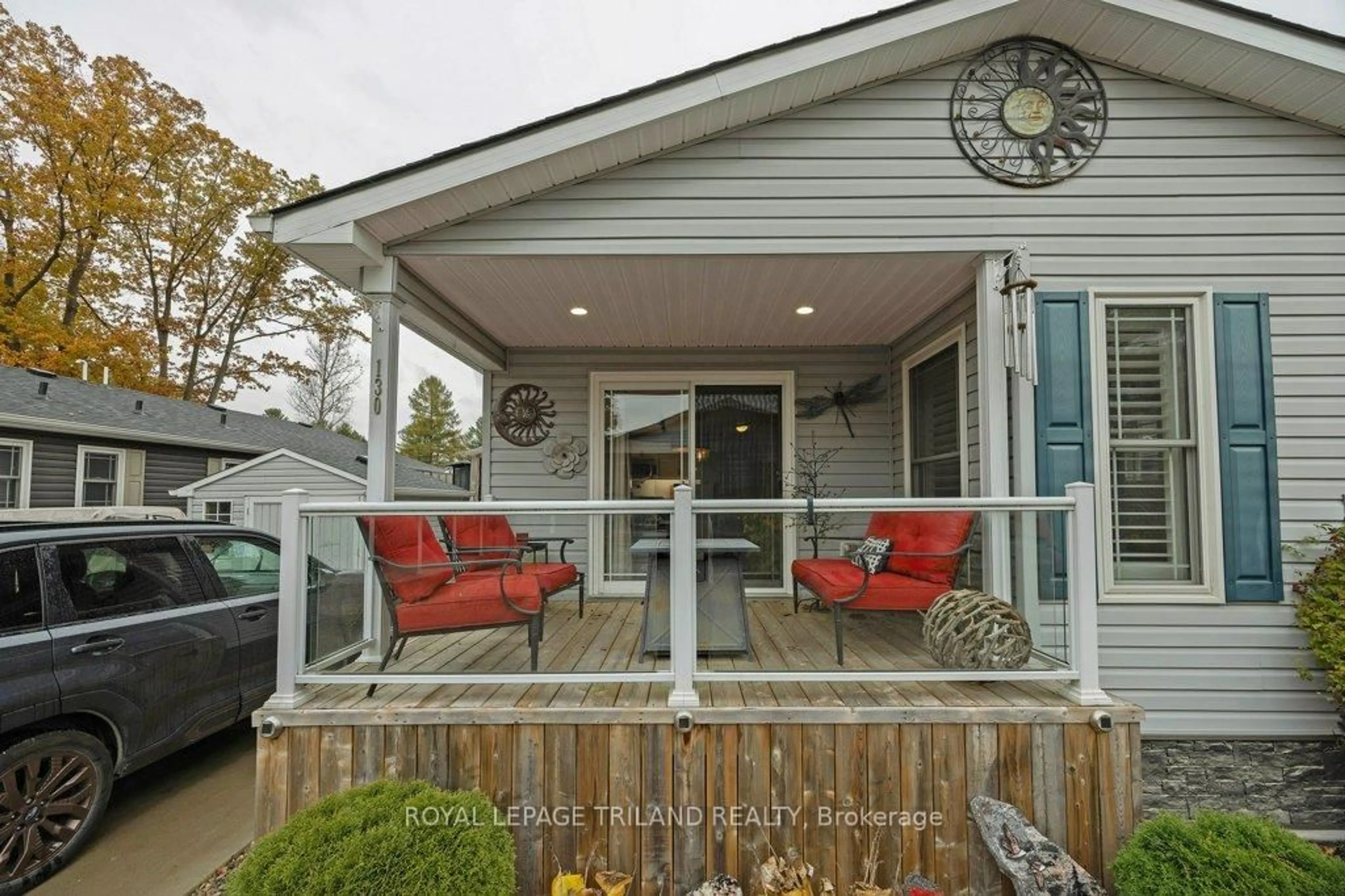 Patio, water/lake/river/ocean view for 22790 AMIENS Rd #130, Middlesex Centre Ontario N0L 1R0