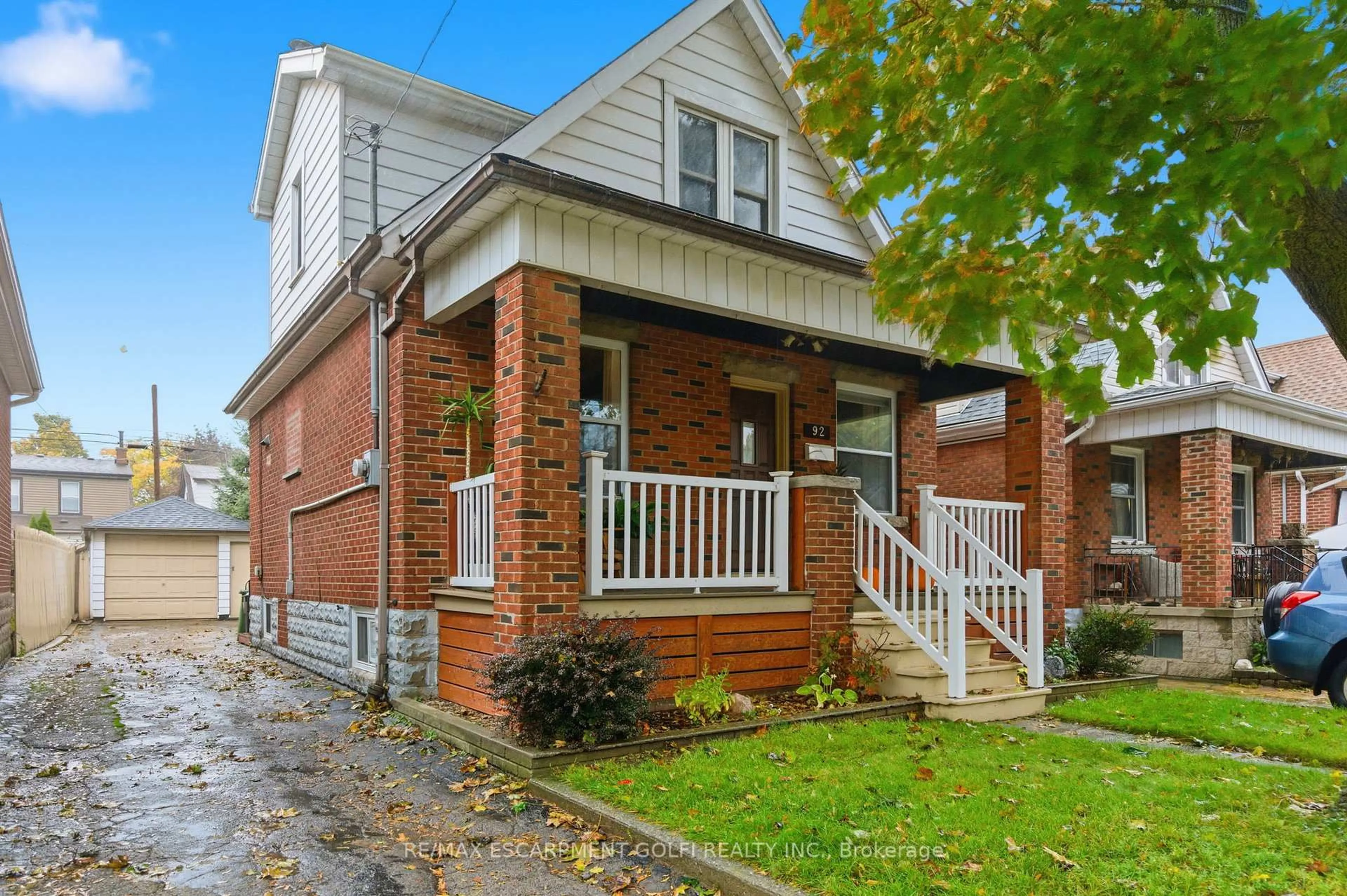 Home with brick exterior material, street for 92 Huxley Ave, Hamilton Ontario L8K 2P8