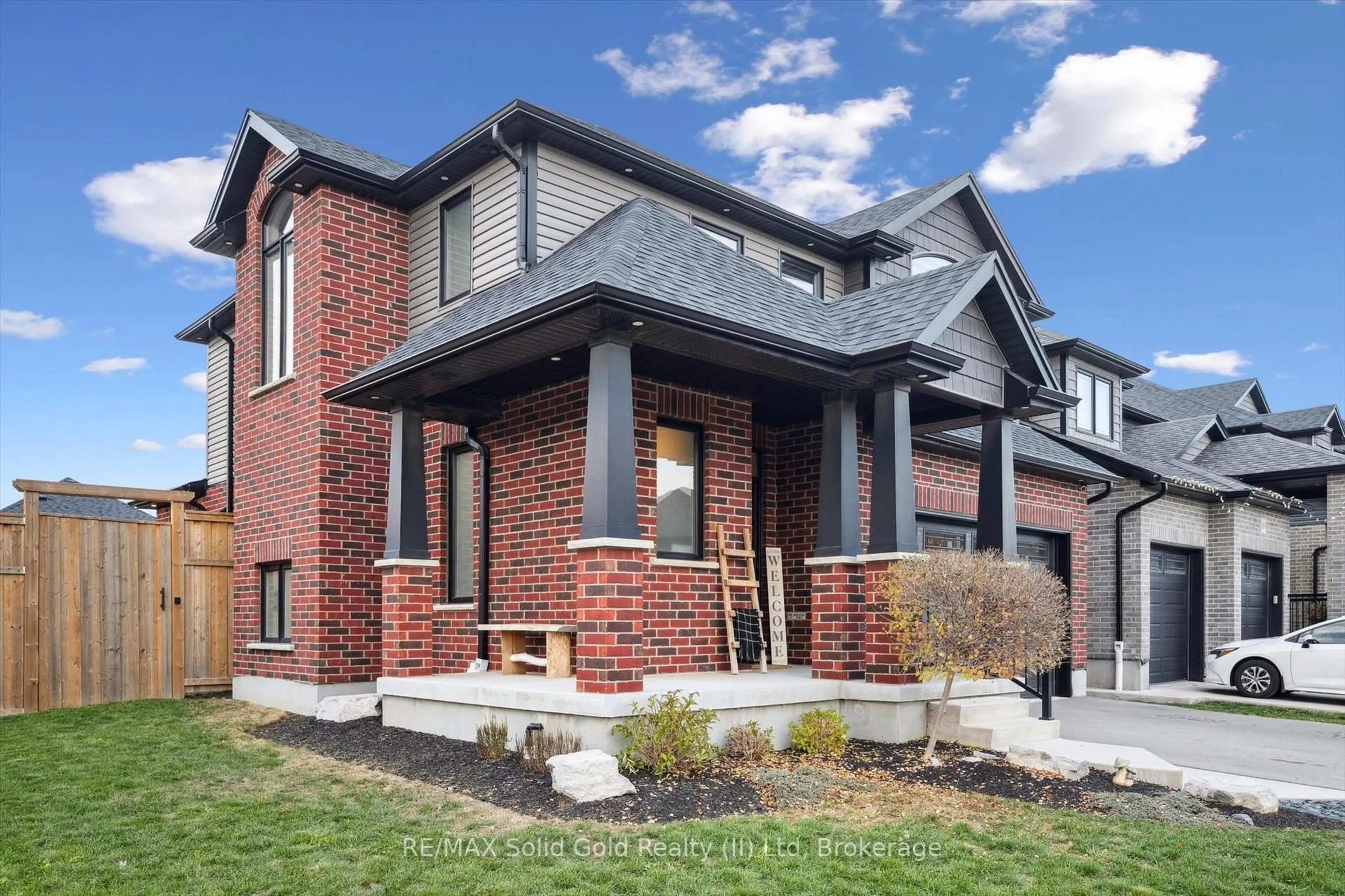 Home with brick exterior material, street for 123 Tristan Cres, Woolwich Ontario N0B 1M0