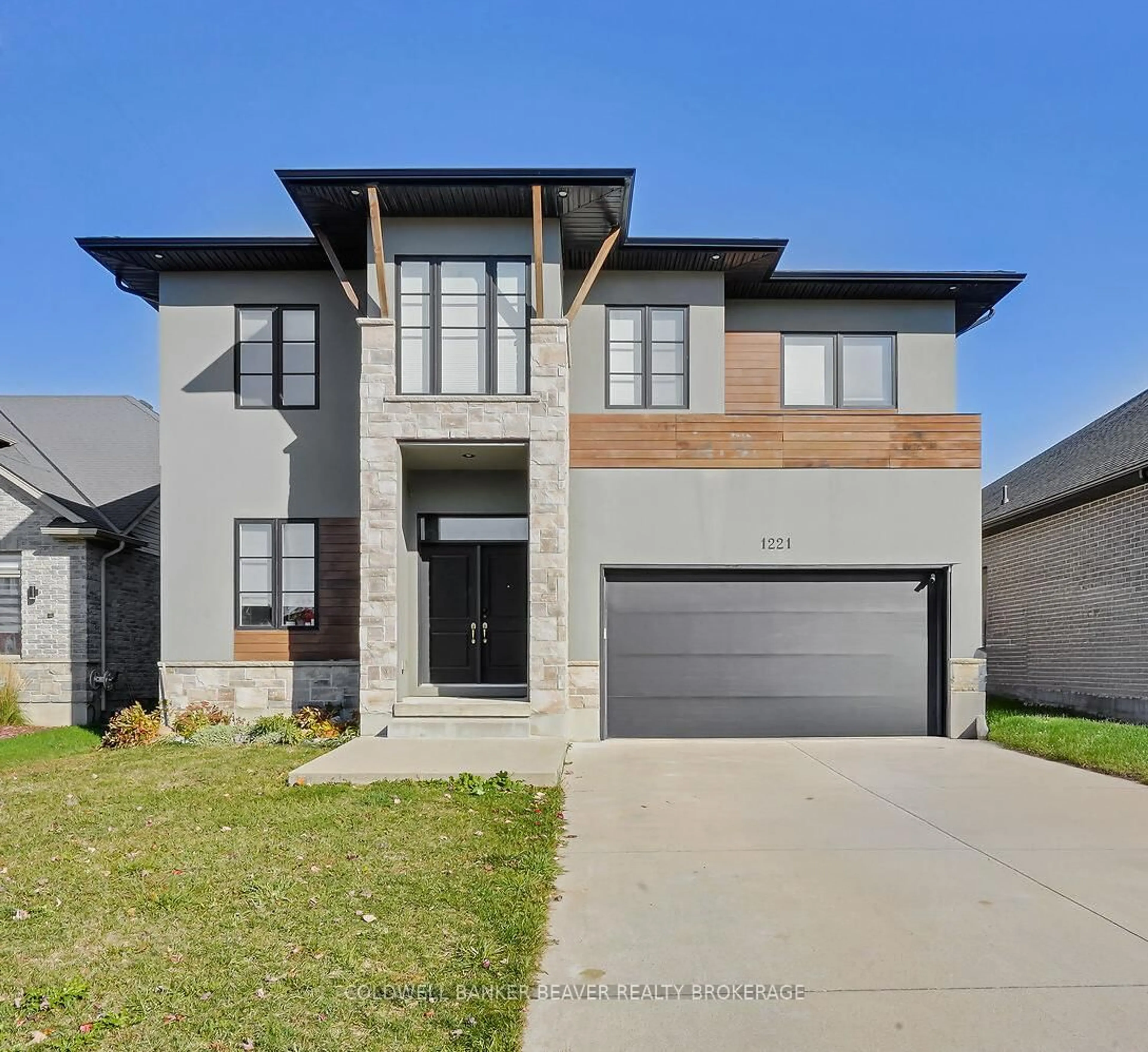 Home with brick exterior material, street for 1221 Eagletrace Crt, London North Ontario N6G 0K8