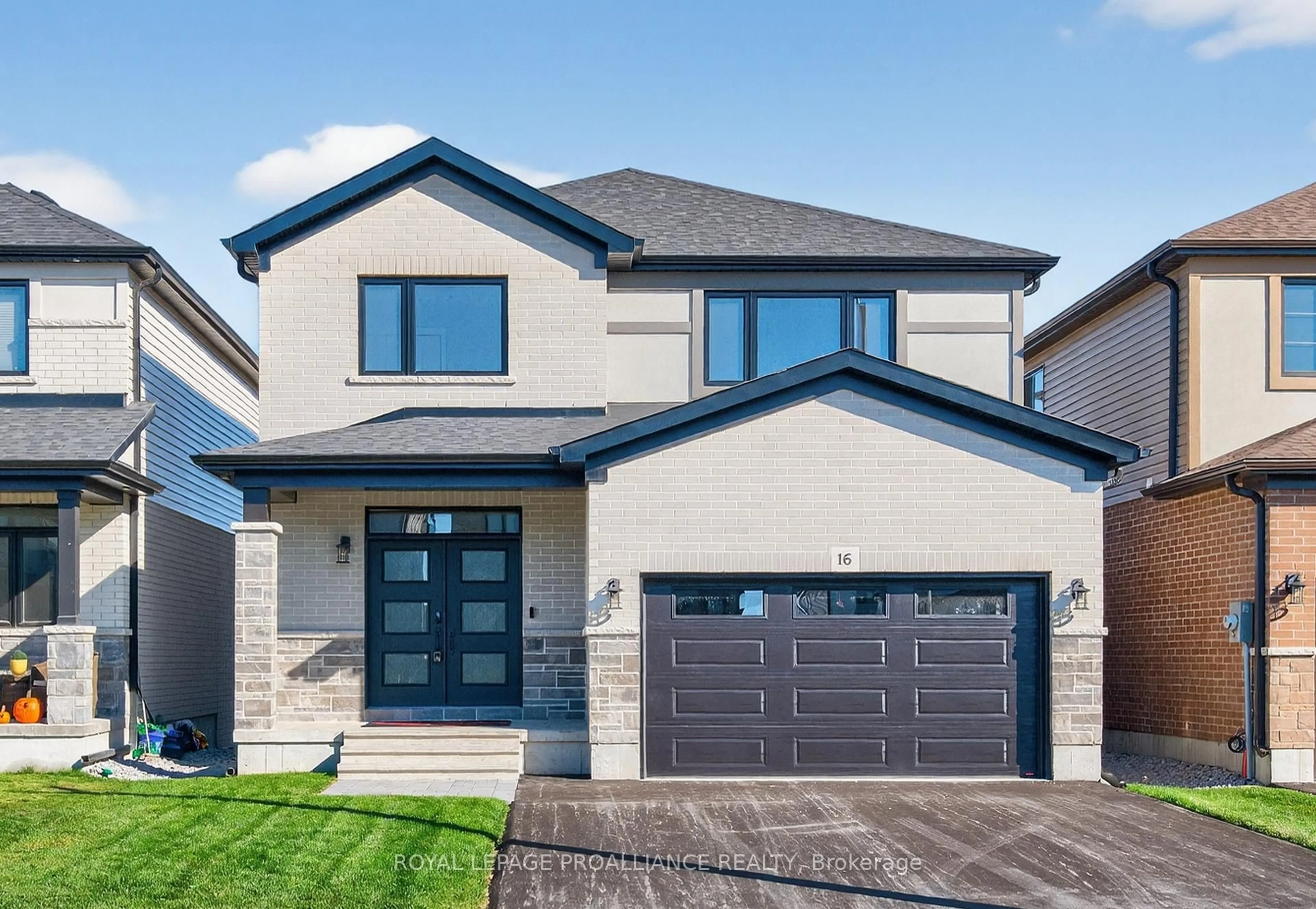 Home with brick exterior material, street for 16 Peace River St, Belleville Ontario K8N 0V6